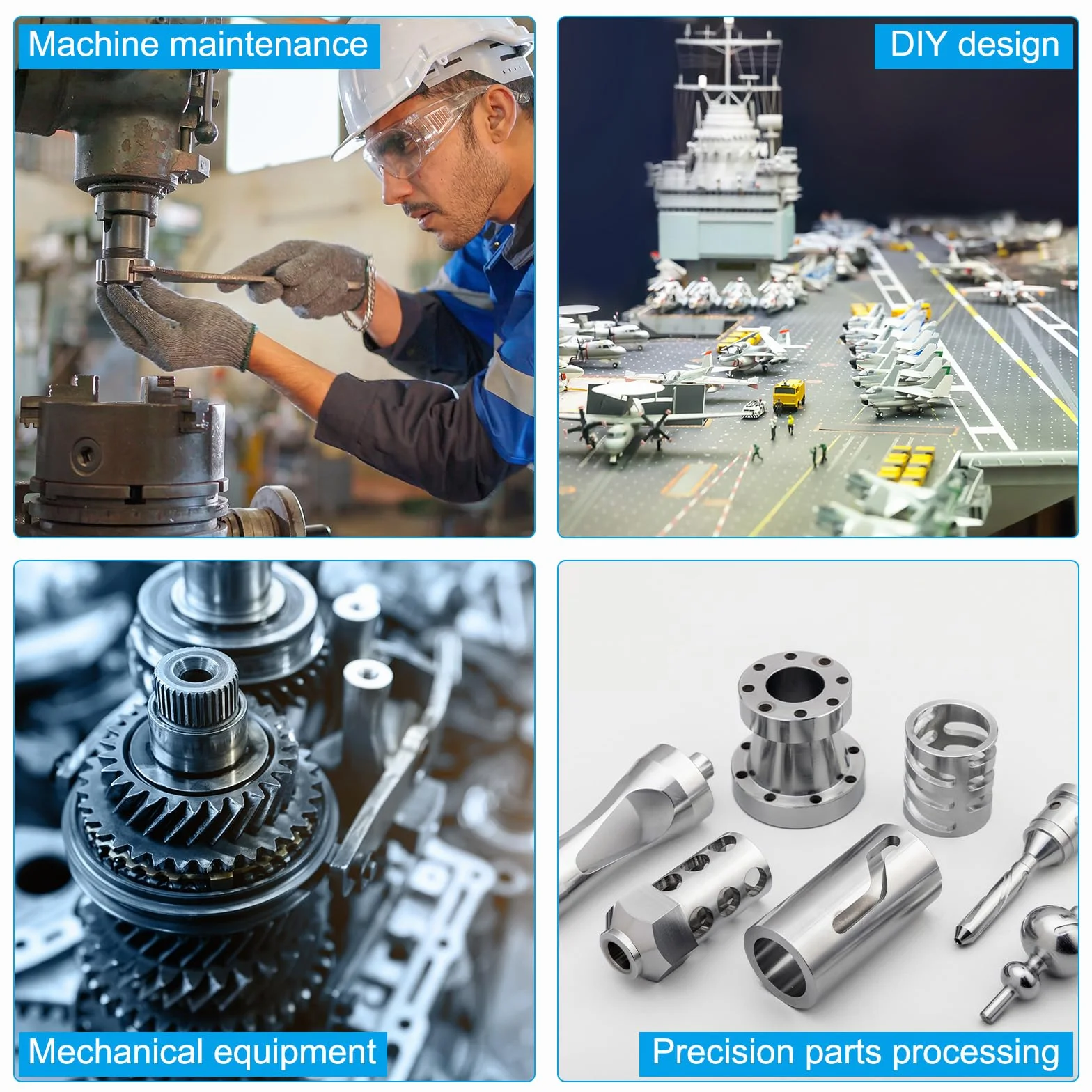 PATIKIL 12 sztuk dystansowe M4 aluminiowe gwintowane elementy dystansowe, śrubki 4 mm, średnica wewnętrzna 6 mm, metryczne adaptery gwintu męskiego