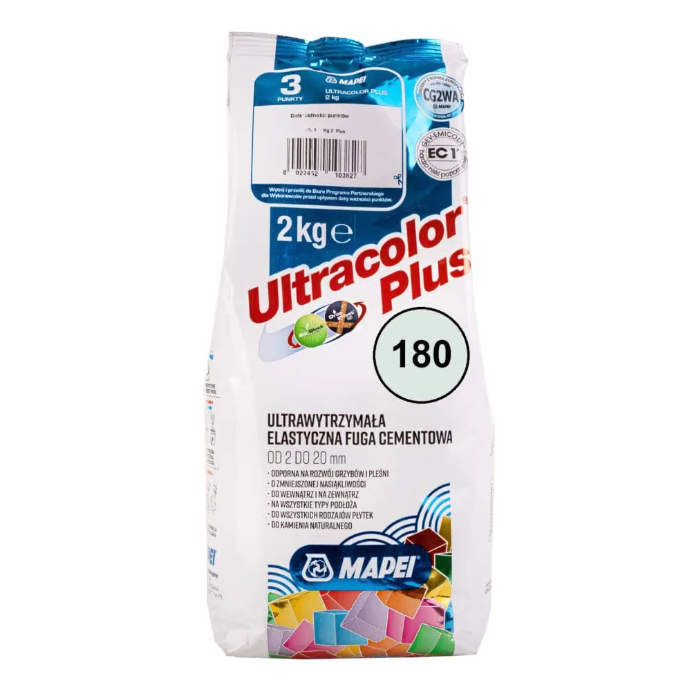 MAPEI ULTRACOLOR PLUS Fuga cementowa 2kg mięta