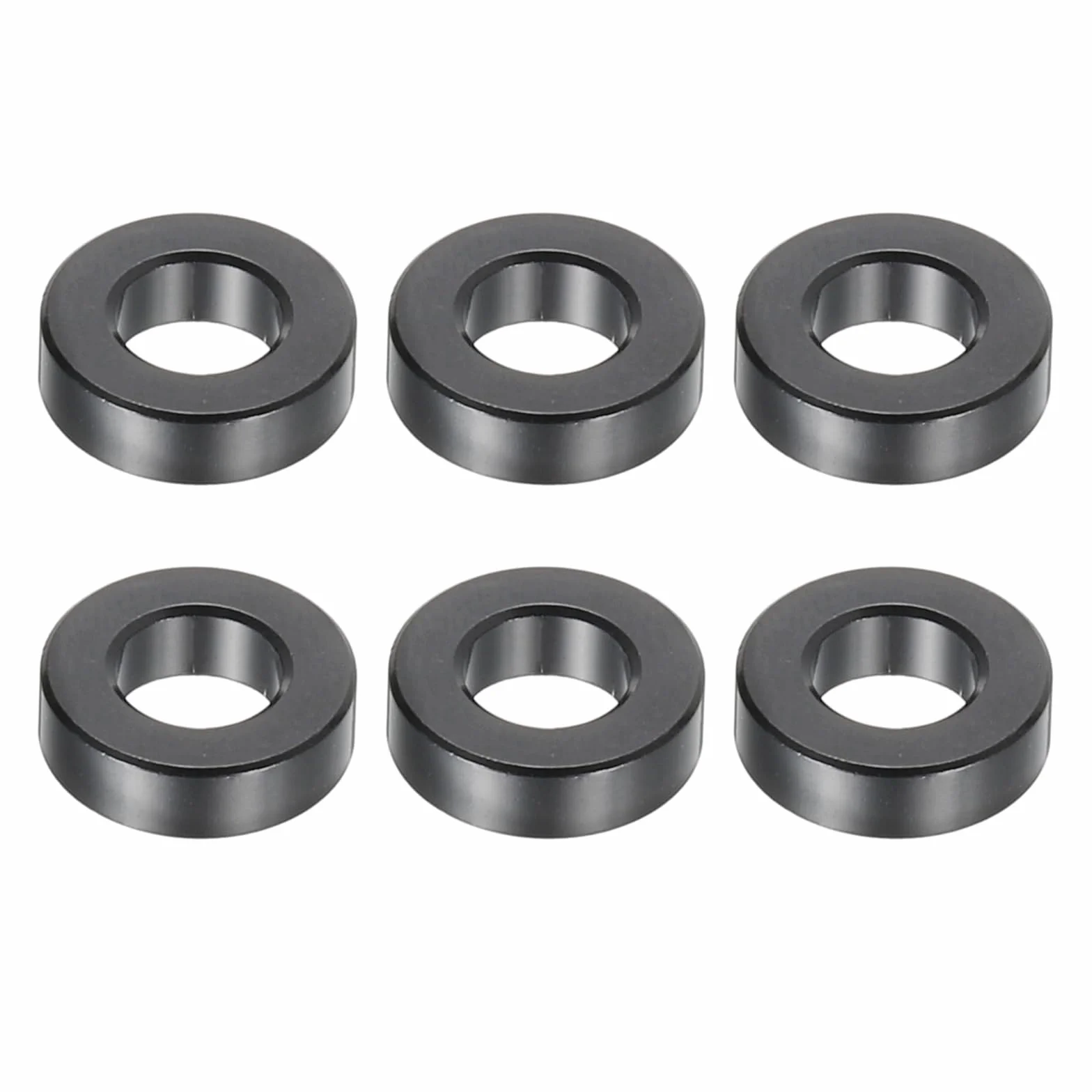 PATIKIL Aluminiowe podkładki dystansowe M5 6 szt. 5,2 mm x 10 mm x 3 mm