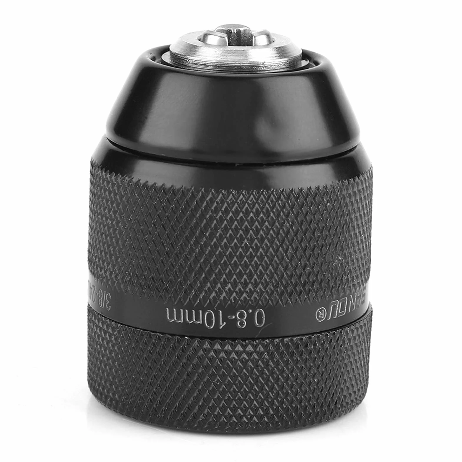 Metalowy Uchwyt Wiertarski Bezkluczowy Gwint 3/8 0,8–10 mm do Wiertarek Ręcznych