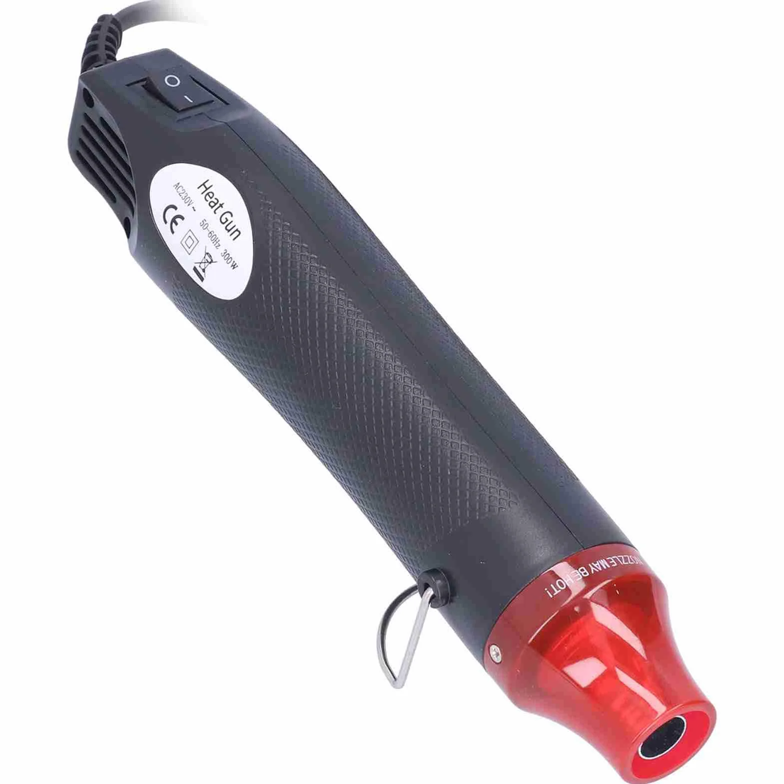 Mini Opalarka Przenośna Wygodna Solidna Przenośna Wydajna Ręczna Opalarka do Majsterkowania Tłoczenie Folia Termokurczliwa PVC/Suszenie Farba Tłoczenie 300 W 200 ° w Sekund(European standard 230V)