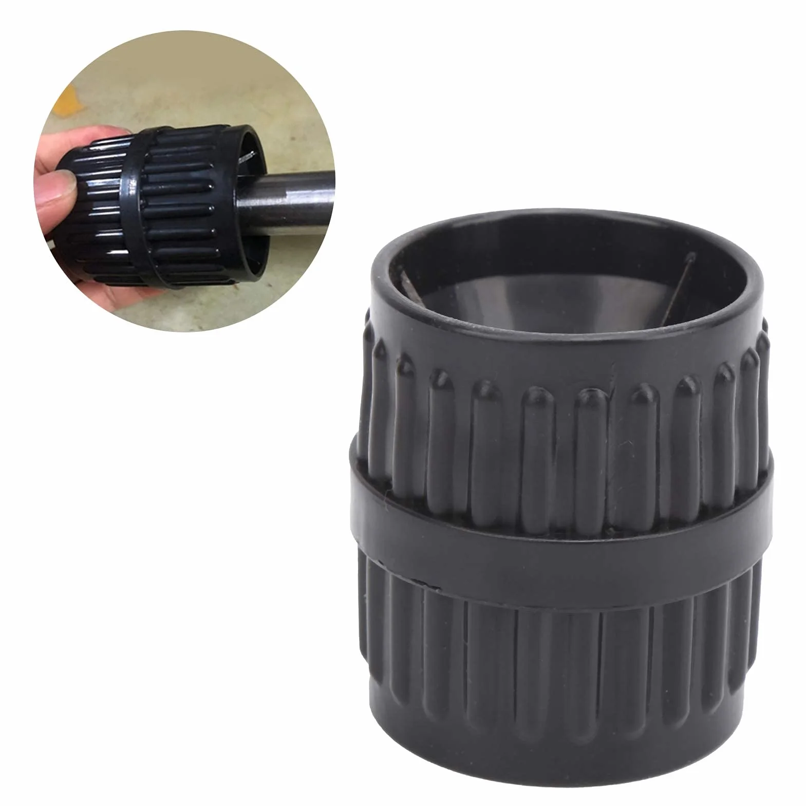 4-42mm uniwersalny rozwiertak do rur, czarne ręczne narzędzie do gratowania, miniaturowy rozwiertak do polerowania, narzędzie do fazowania rur do miedzi, aluminium, PVC, PPR
