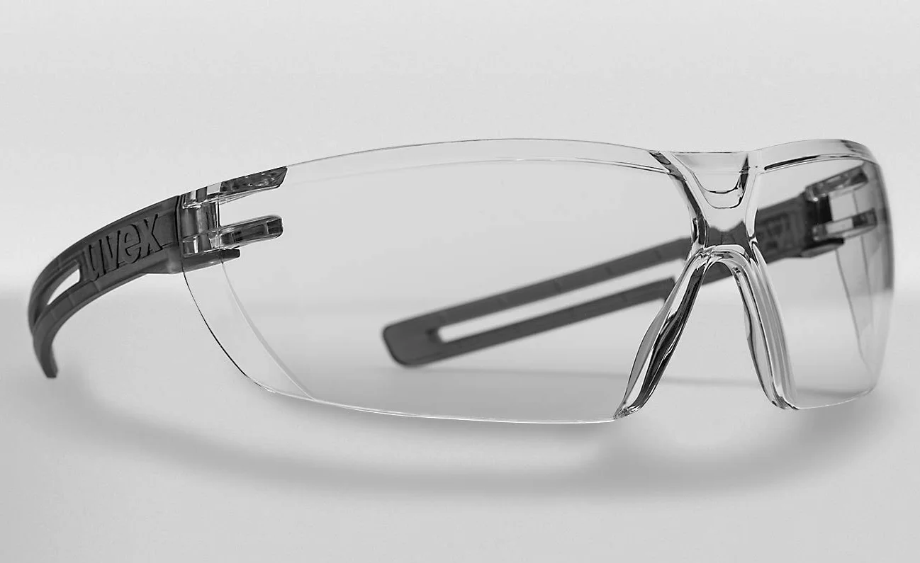 Uvex x-fit 9199 okulary ochronne – odporne na zarysowania i zaparowanie, 100% ochrony przed promieniowaniem UV 400 – okulary ochronne z powlekaną szybą – odporne na chemikalia okulary robocze do