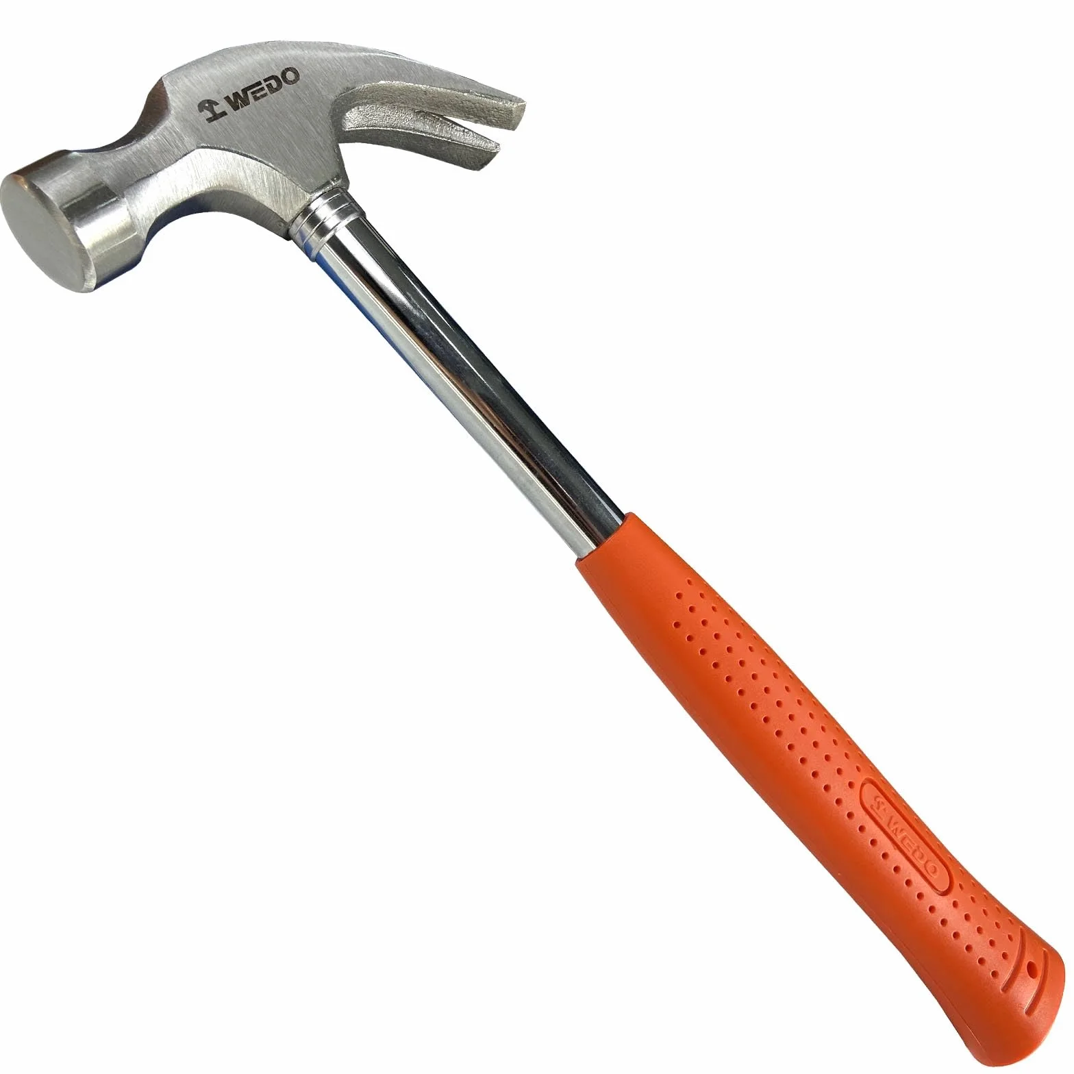 WEDO Młotek pazurowy z uchwytem ze stali rurowej, młotek ramowy, 473 g, długość 322 mm, młotek i gwoździe z uchwytem ze stali rurowej, wielofunkcyjny młotek bezpieczeństwa do konserwacji w gospodarstwie domowym