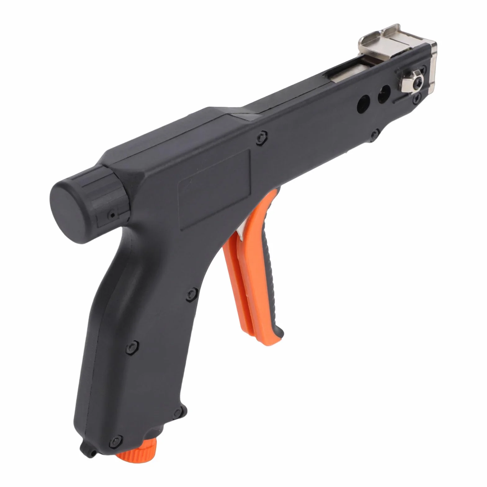 Eujgoov Pistolet do Opasek Kablowych, Samoblokujące Szczypce Nastawne ze Stali Wysokowęglowej do Nylonowych Opasek Kablowych 2–12 Mm, z Narzędziem Automatycznego Odcinania
