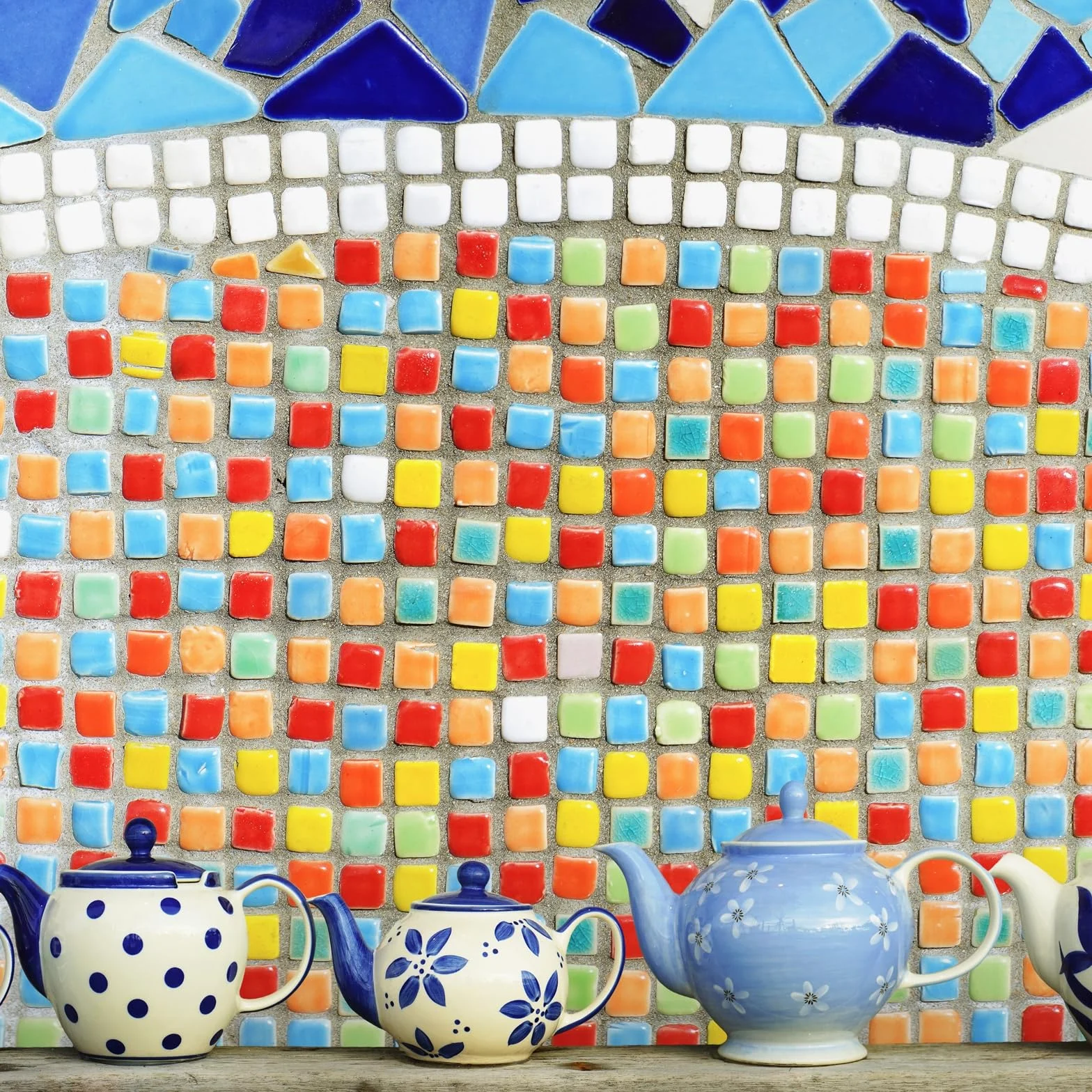 Kolorowe płytki ceramiczne mozaikowe 1x1 cm czarno-białe 100 g do DIY