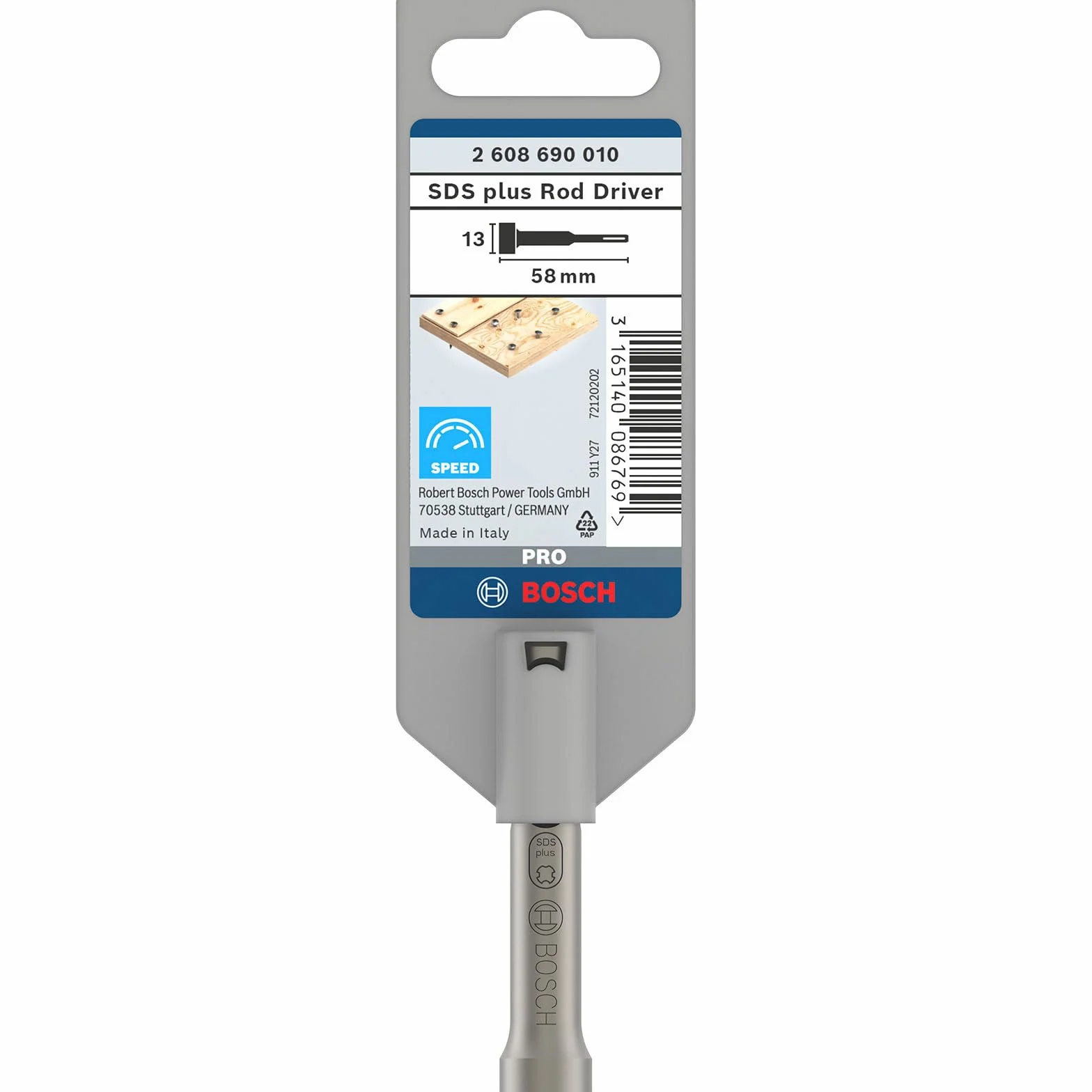Bosch PRO SDS plus Rod Driver do Drewna z gwoździami Ø mm Akcesoria Wiertło do młota