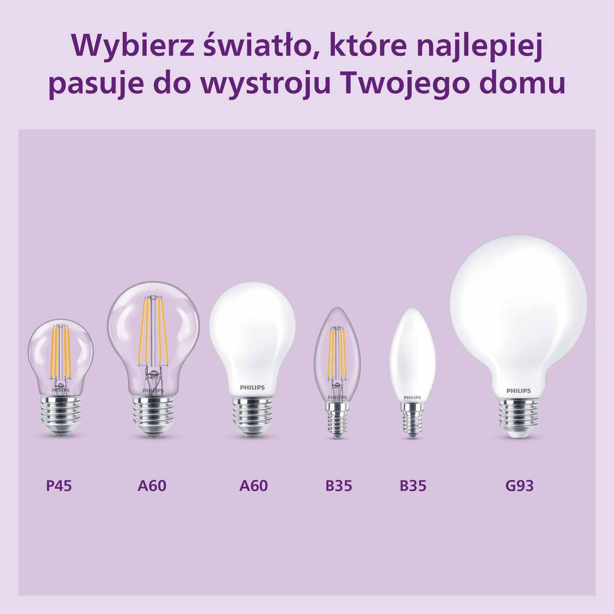Philips Classic A60 Żarówka LED, 60 W, Clear, E27 Socket, Ciepła Biel 2700 K, 3 sztuki
