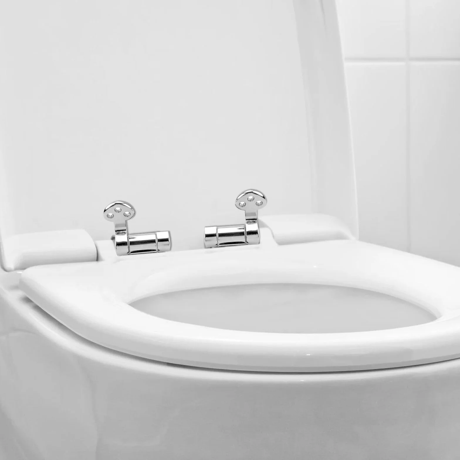 Zawiasy do deski sedesowej, części zamienne: Zawiasy zamienne ze stali nierdzewnej z mechanizmem wolnego opadania do deski sedesowej, wolnoopadająca, zawiasy do wszystkich desek sedesowych