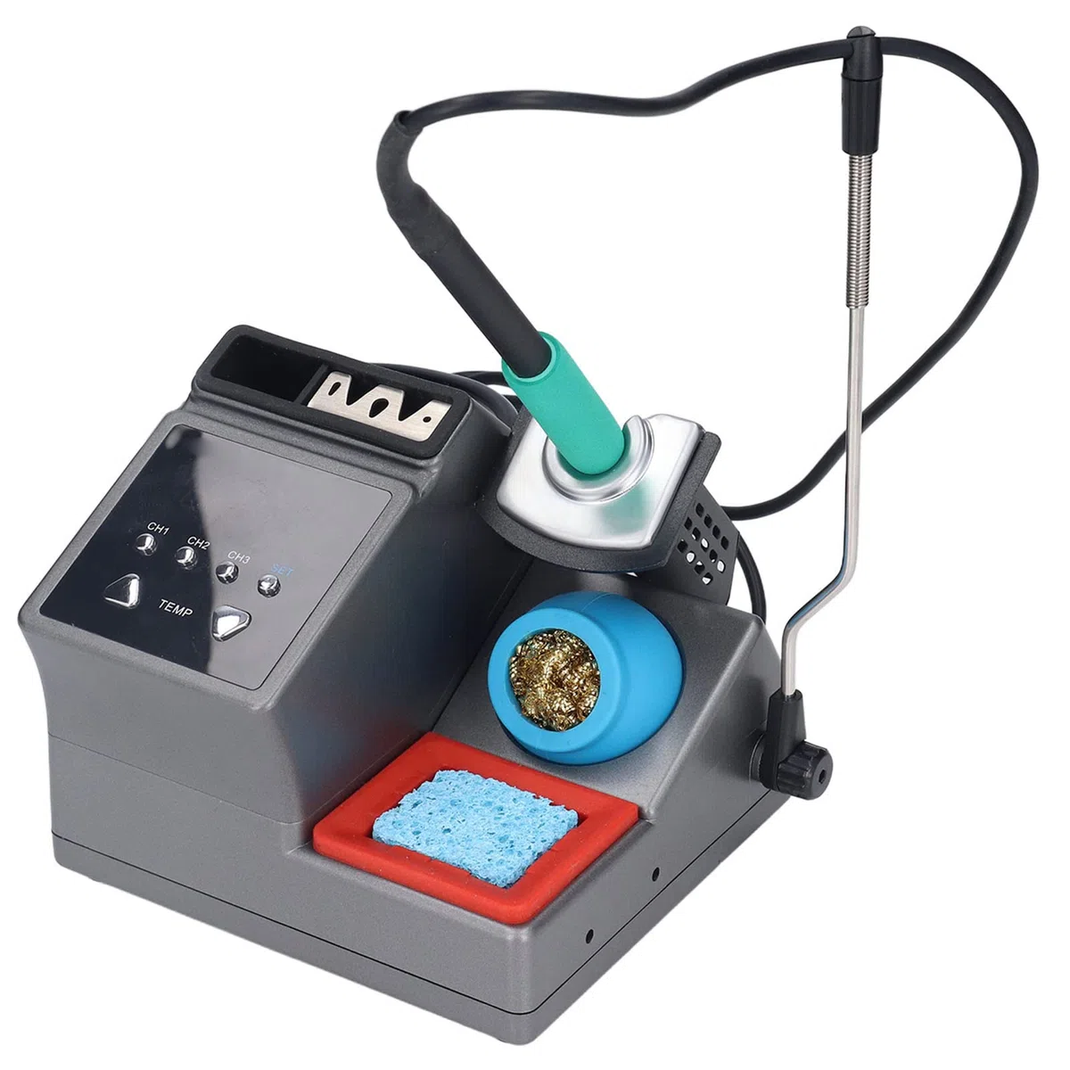 Stacja Lutownicza Elektryczna Stacja Lutownicza Cyfrowa Stacja Lutownicza Regulowana Temperatura 120 W A9 do Końcówek Lutowniczych JBC(European standard (AC 220V))