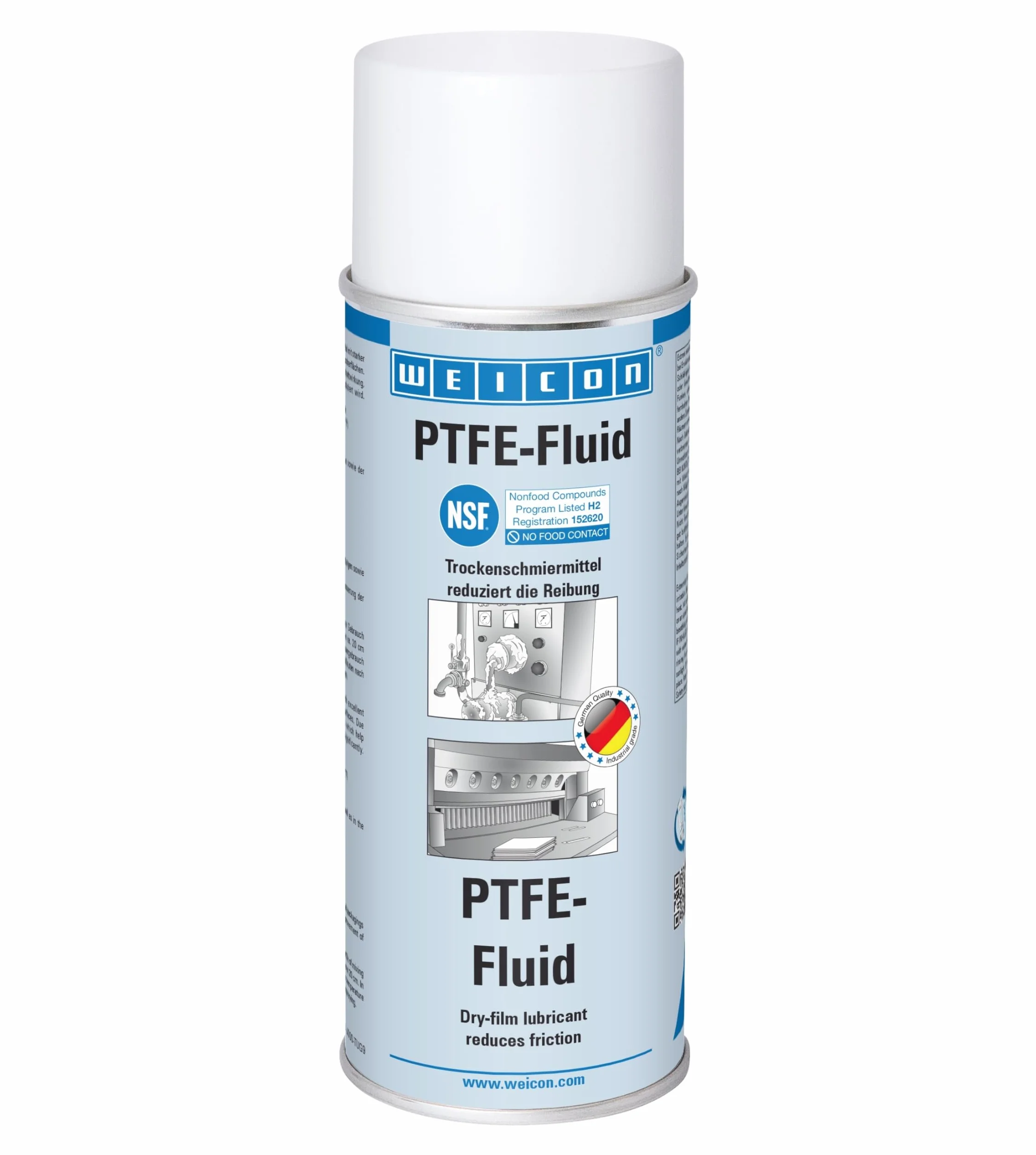 WEICON PTFE-Fluid 400 ml, smar teflonowy w sprayu do metalu i tworzyw sztucznych