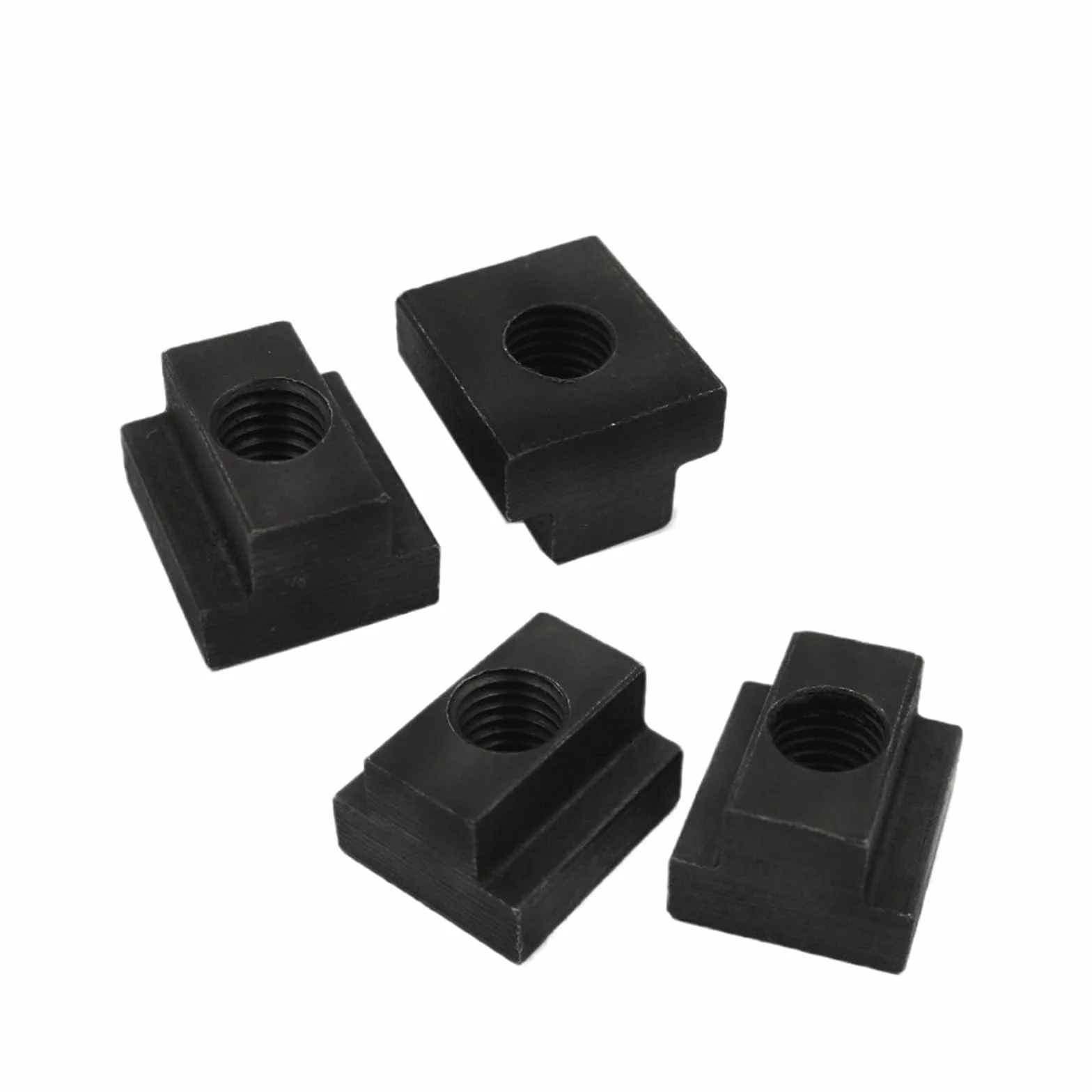T Sliding Nuts,T Slot Nuts,Insert Nuts,Grade 10.9 Carbon Steel T-Slot Nut, Large,M10/M12/M16/M20/M22/M24/M27/M30/M36 T-Nut Black Oxide Finish Tapped Through Slot T-Nuts(M14 28 * 26 * 18mm(5))