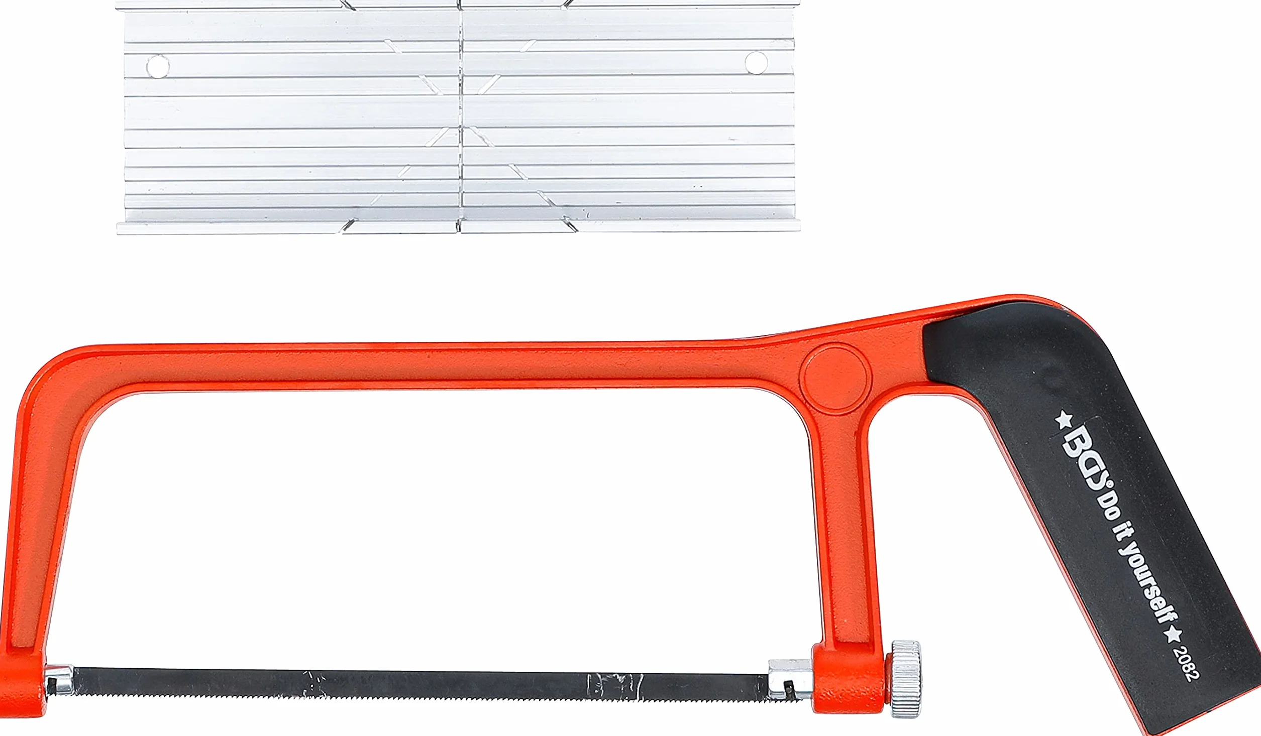 BGS Diy 2082 | Aluminiowa piłka do metalu | ze skrzynką uciosową i brzeszczotem | 150 mm