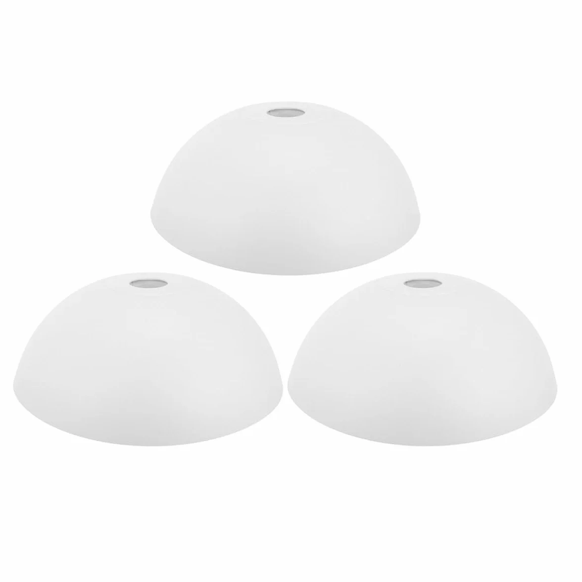 3 Sztuki Częściowy Plastikowych Kloszy Kształcie Grzyba Osłony Żarówek Wentylatorów Sufitowych Klosze Do Lamp Podłogowych Kinkietów i Żyrandoli Łatwe Montażu i Czyszczeniu Do