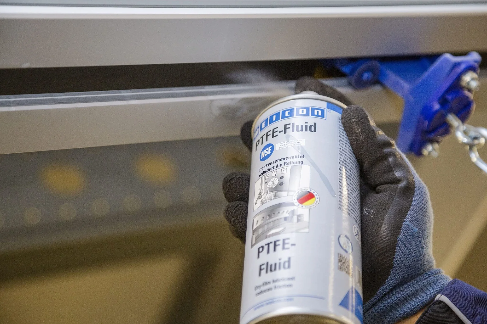 WEICON PTFE-Fluid 400 ml, smar teflonowy w sprayu do metalu i tworzyw sztucznych