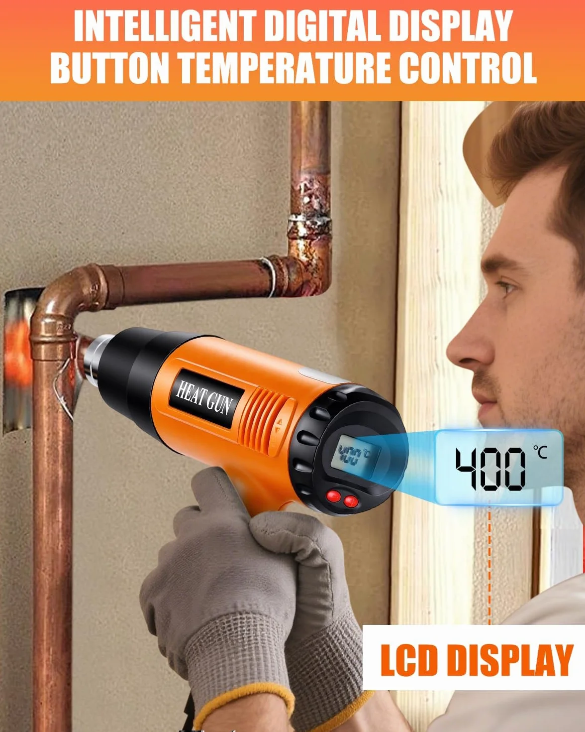 Opalarka z regulacją temperatury w zakresie 60℃- 600℃