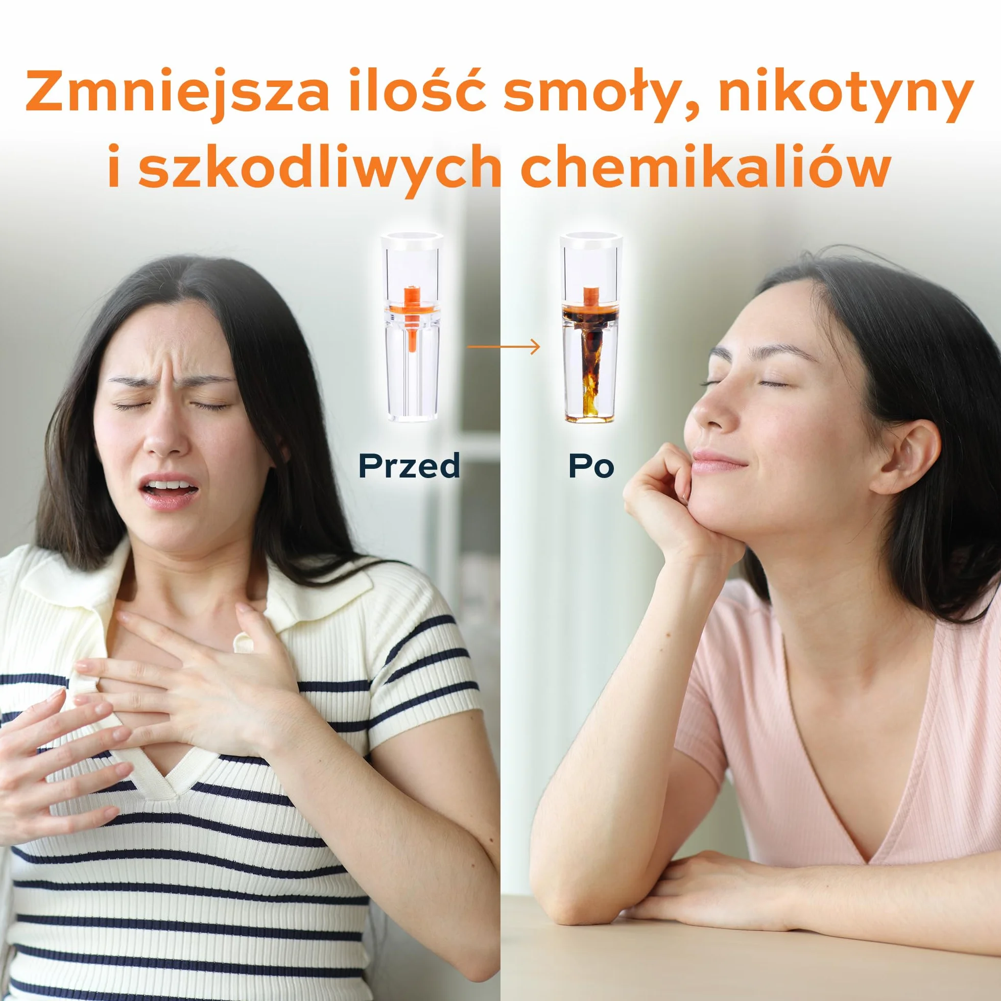 Paffright Slim 270+30 filtrów do papierosów, antysmolisty plastikowy 5,25-6 mm