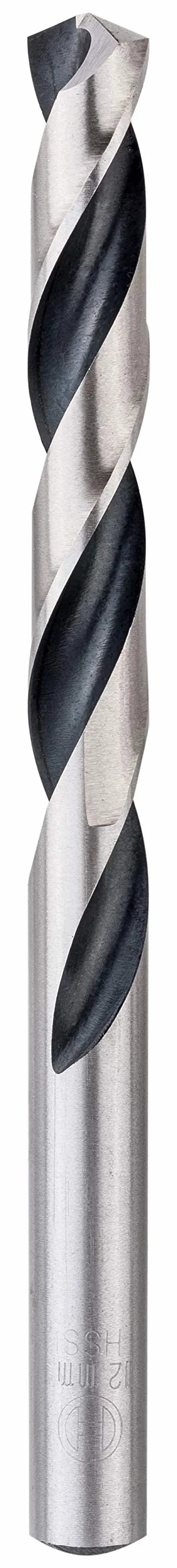 Bosch Professional HSS wiertło spiralne do metalu i drewna (do metalu i drewna, Ø 12 mm, długość 151 mm, akcesoria wiertła)