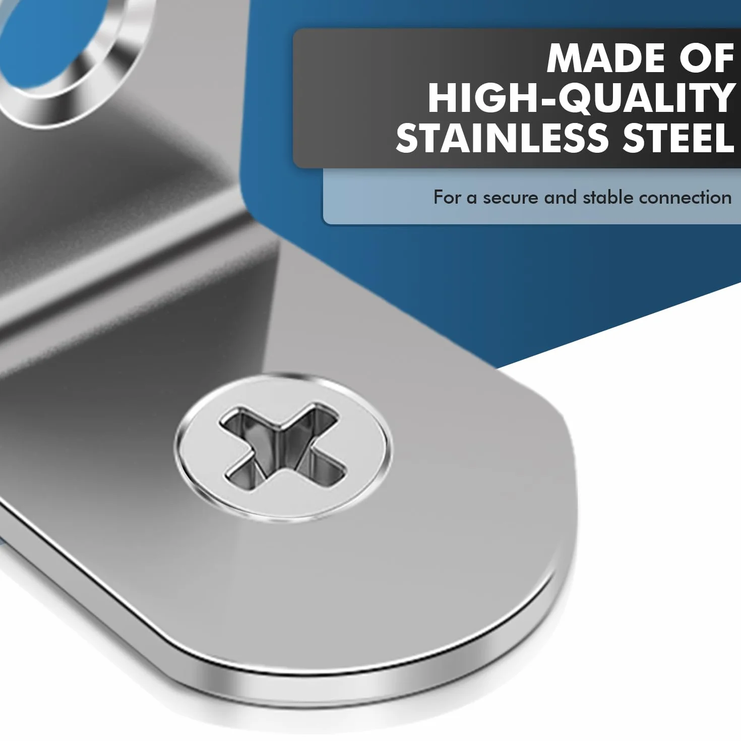 shinfly Metalowy kątownik montażowy ze stali nierdzewnej do naprawy mebli - Zestaw 40 kątowników montażowych 20*20mm do mocowania i naprawy mebli, wzmocnienia połączeń