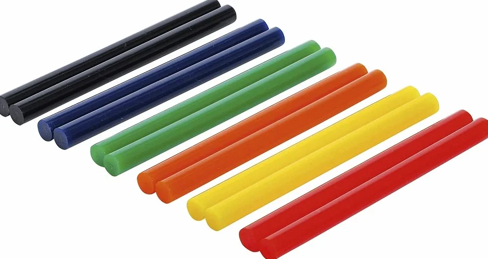 BGS Wkłady klejowe kolorowe Ø 11 mm 150 mm 12 szt.