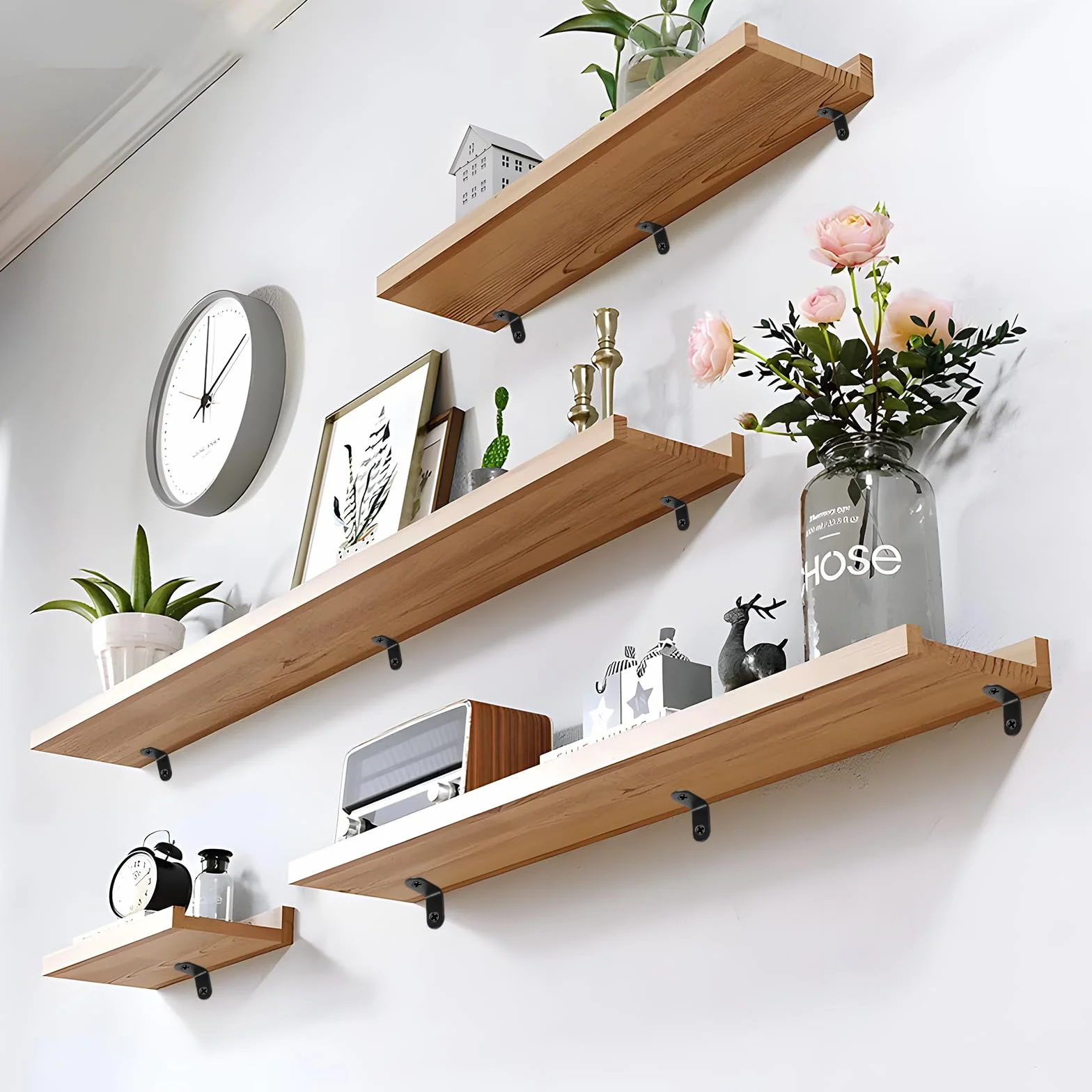 Zestaw 20 metalowych wsporników, czarne, kątowniki ze stali nierdzewnej 30 x 30 x 16 mm, metalowy kąt 90 stopni, mały kąt z 40 śrubami, klipsy L, złącze kątowe ze stali nierdzewnej do drewnianych
