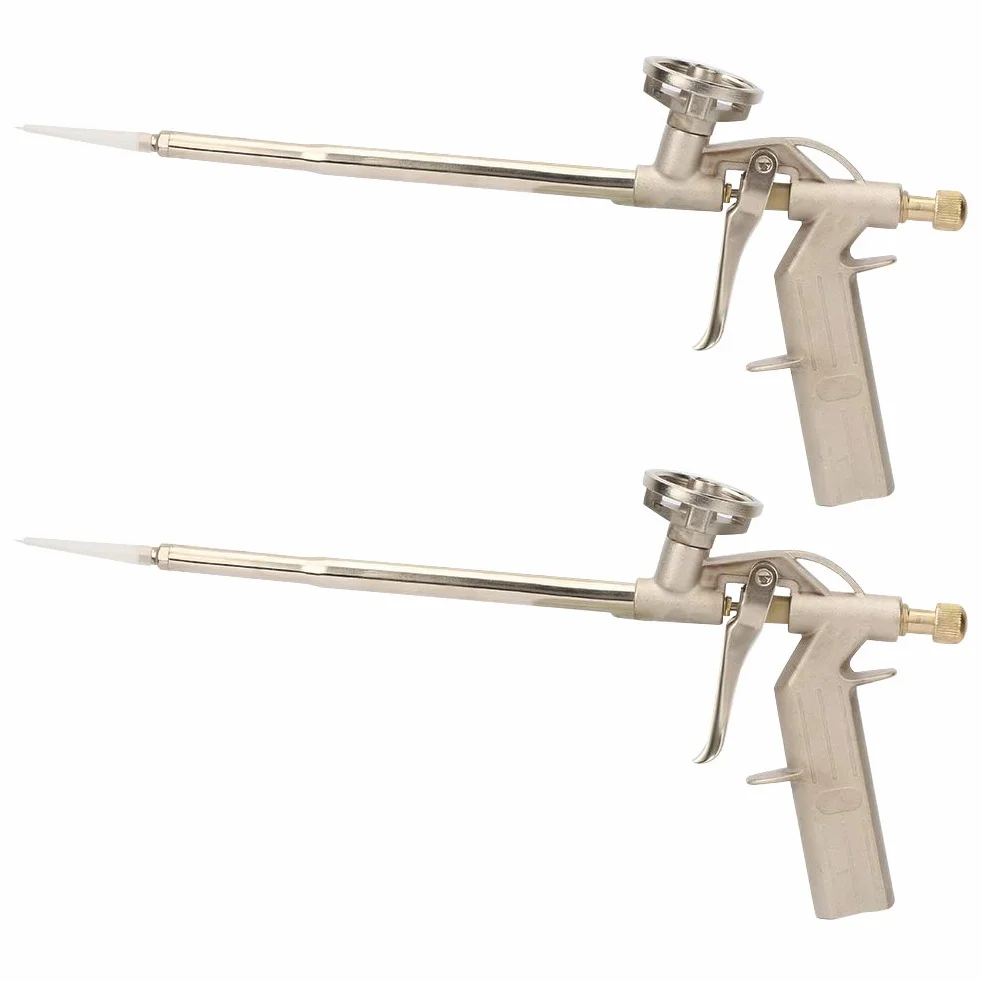 2Pc Spray ze Stopu Aluminium, Pistolet do Piany w Sprayu Chemtron Pianka Rozszerzająca Pistolet Napełnianie Uszczelnienie Dozownik Pistolet Aplikator Izolacji