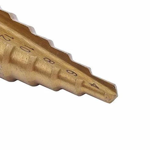 Wiertło stopniowe, wiertło stożkowe HSS, 4-32 mm, azotowany tytanem, rowek spiralny sześciokątny, wiertło do obierania materiałów, w tym stali, mosiądzu, drewna, tworzywa sztucznego