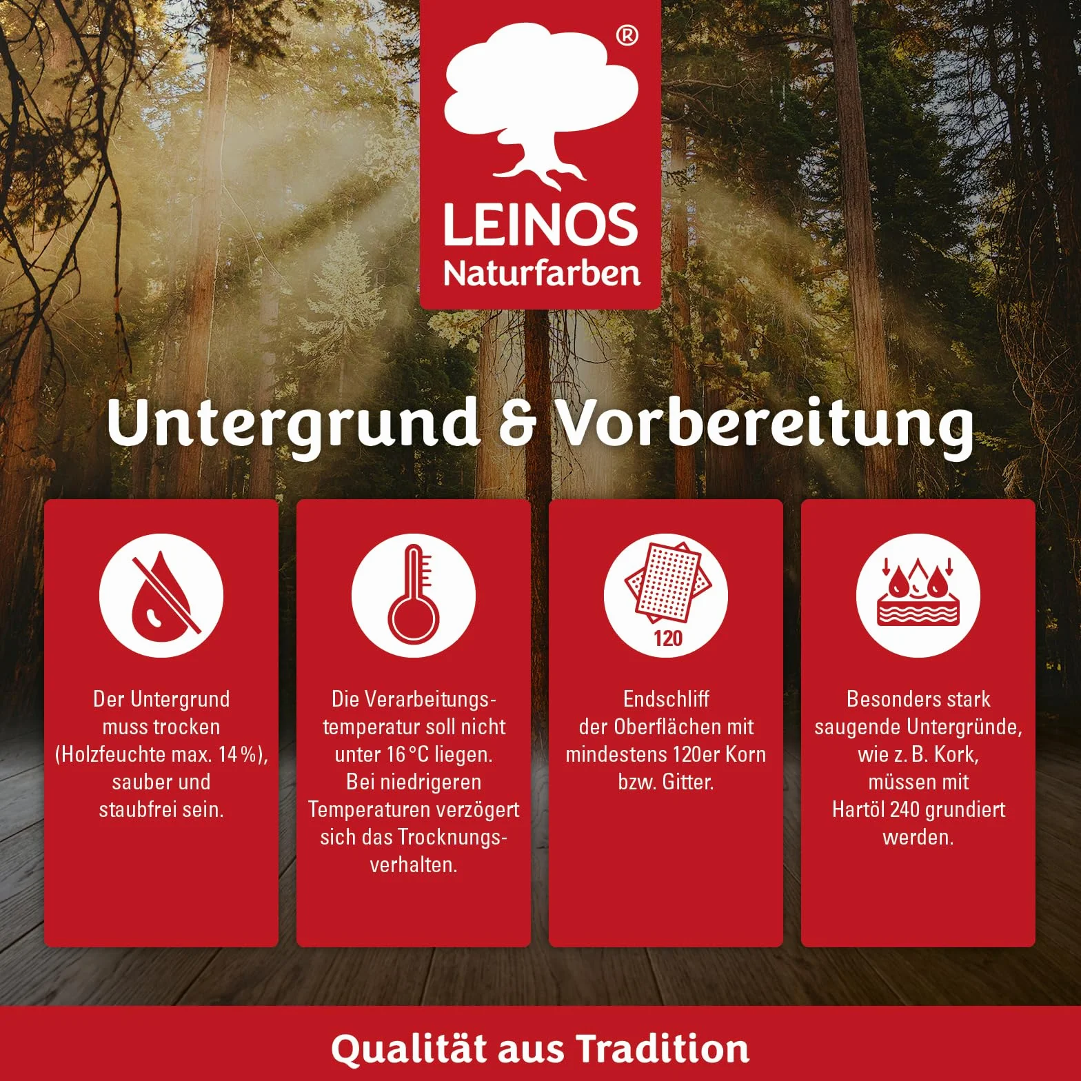 LEINOS 290 olej z twardego wosku, 0,25 l, heban, bardzo wytrzymała, jedwabiście matowa powłoka olejowo-woskowa z żywicy, idealny do mocno obciążonych podłóg drewnianych i schodów