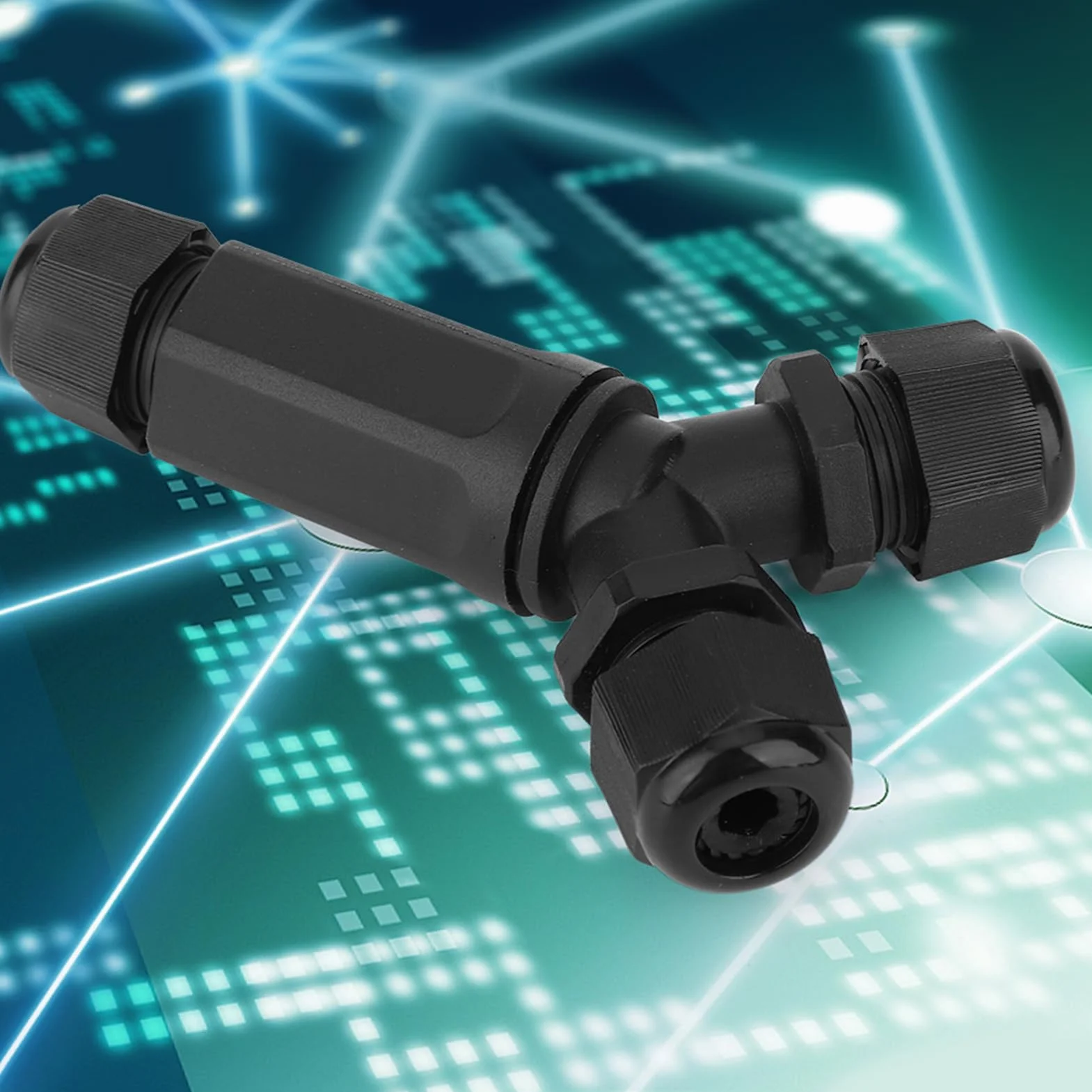 LED IP68 wasserdichte Stecker 3-Wege-3-Pin-Y-Typ-Kabelstecker