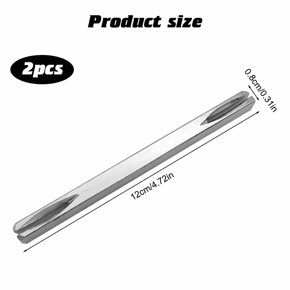 Trzpień czworokątny 8 mm x 120 mm stalowy do okien i klamek, srebrny