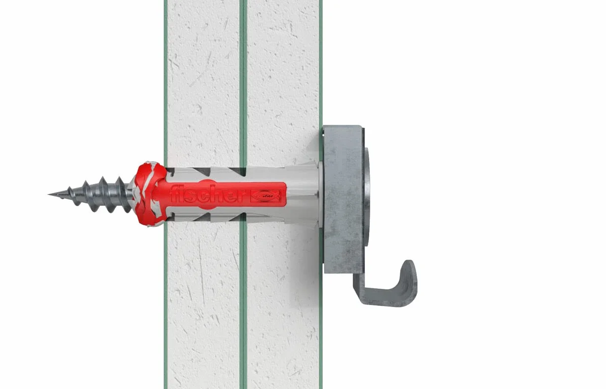 Fischer 45490 zestaw śrub i kotwic 2 sztuki (śruby i kotwy, beton, srebrny, CE, 2 sztuki (e))
