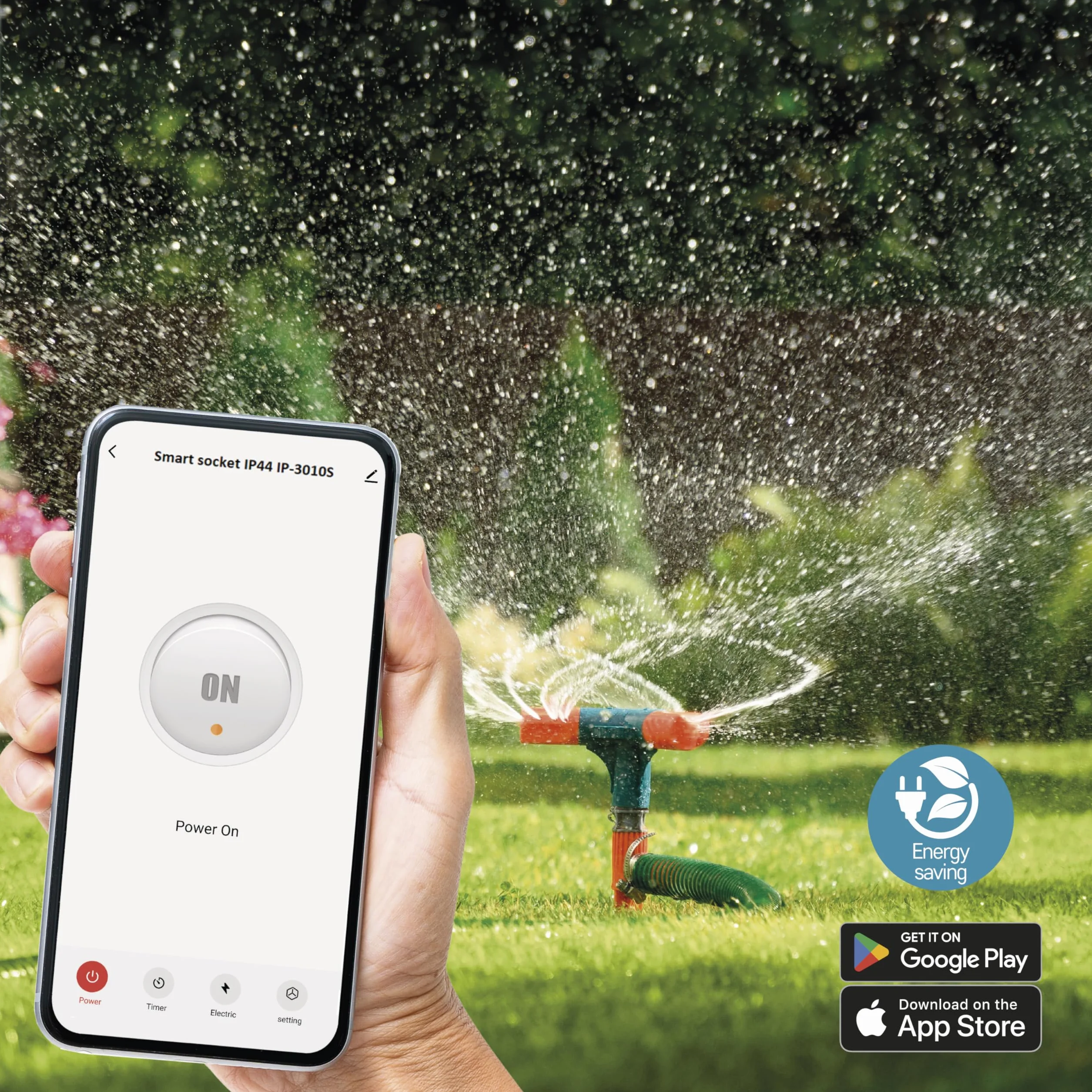 Zewnętrzne gniazdo EMOS GoSmart ZigBee 16A, inteligentne, 2,4 GHz z timerem i licznikiem energii elektr., IP44, sterowanie ręczne/aplikacja, kompatybilne z Amazon Alexa, Google Assistant, czarne