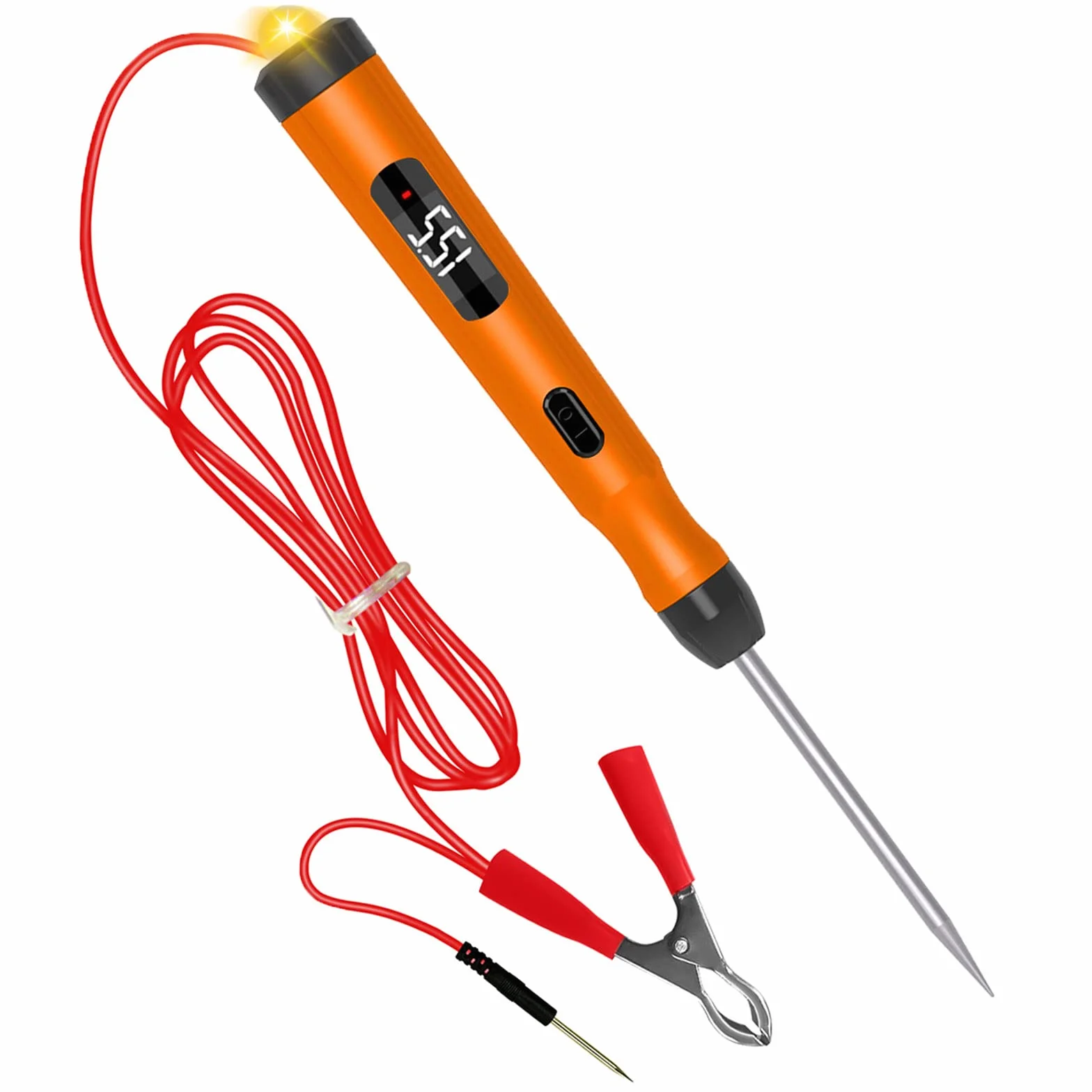 KAISAL Tester obwodów elektrycznych z woltomierzem cyfrowym 5-30 V wielofunkcyjny