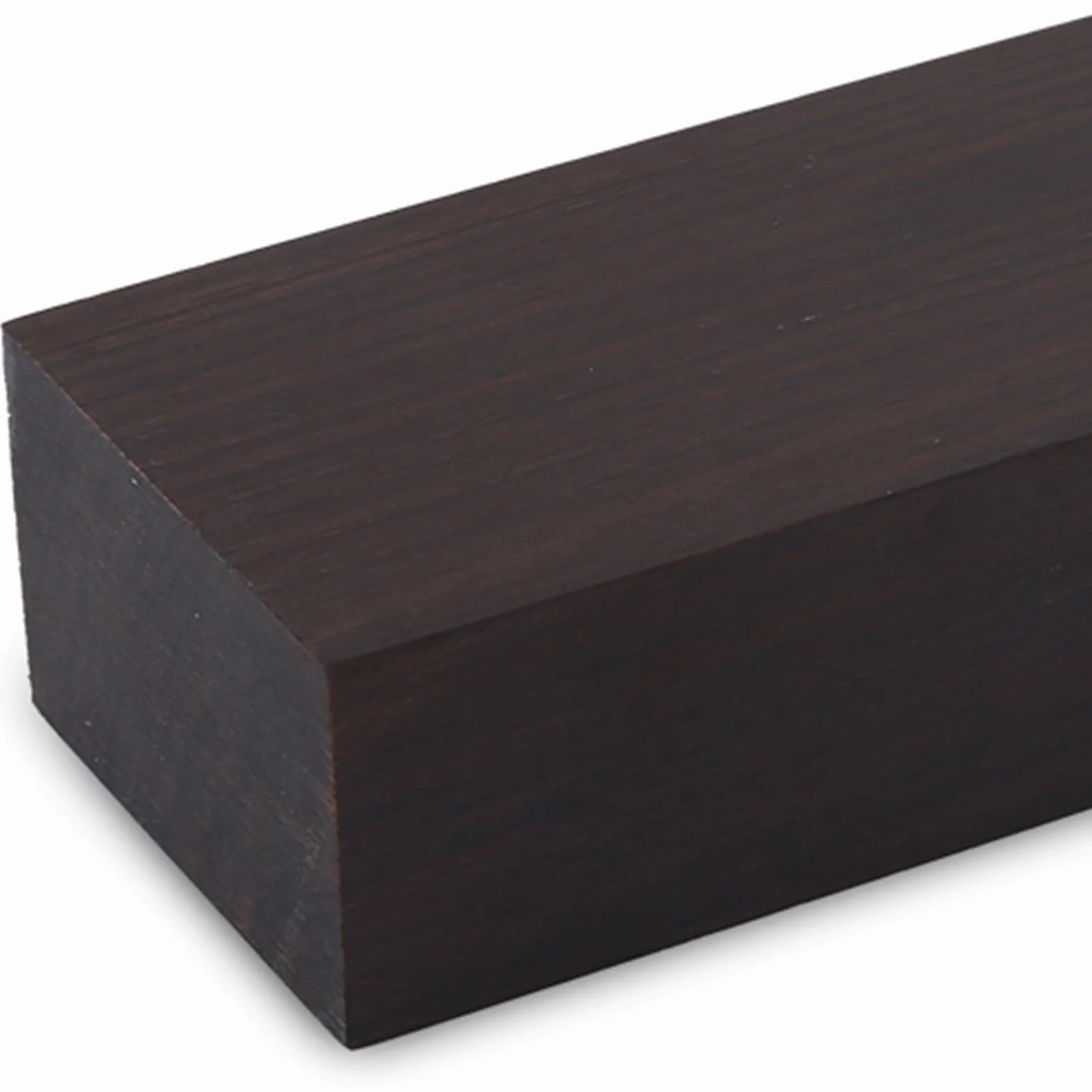 Klocki z Litego Drewna Hebanowego Premium 12x4x2,5cm do Wyrobu Instrumentów i Narzędzi dla Majsterkowiczów