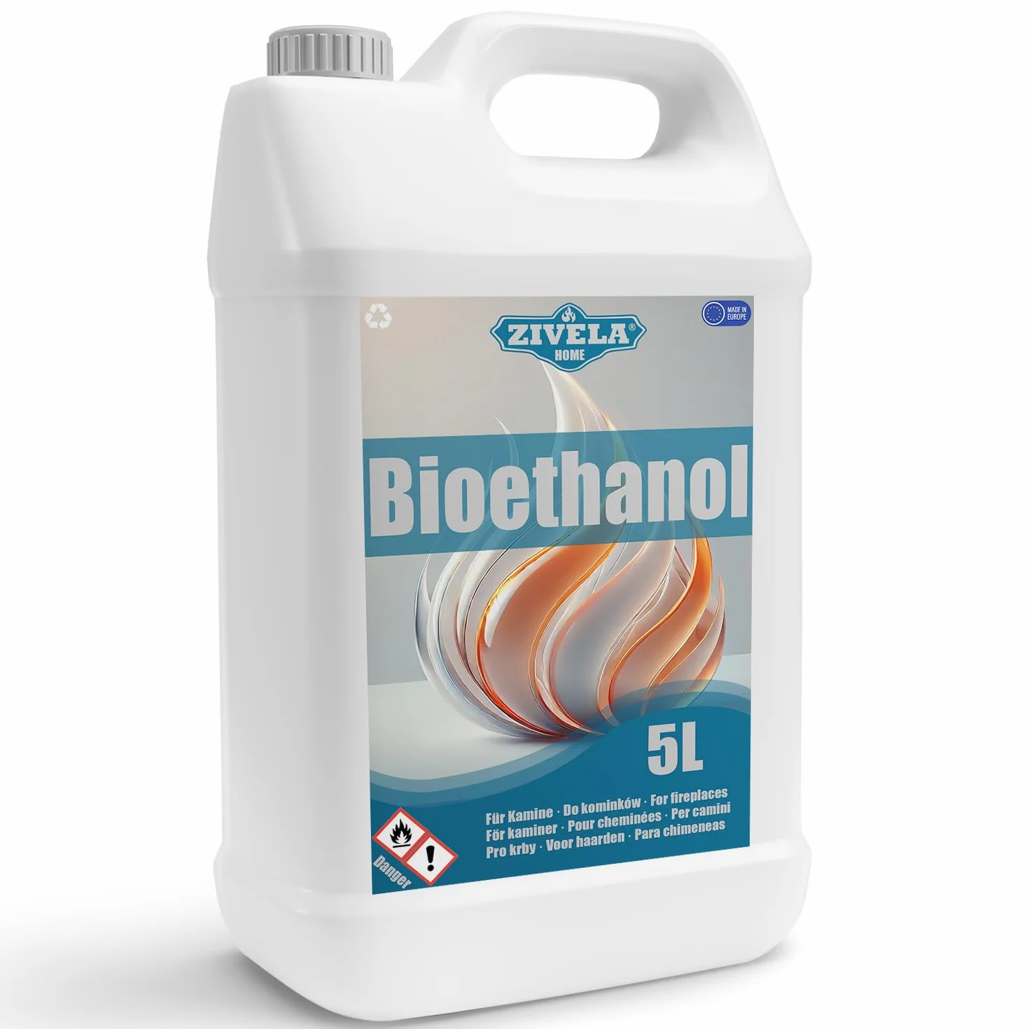 Bioetanol 96,6% 5 l bezzapachowy do kominka
