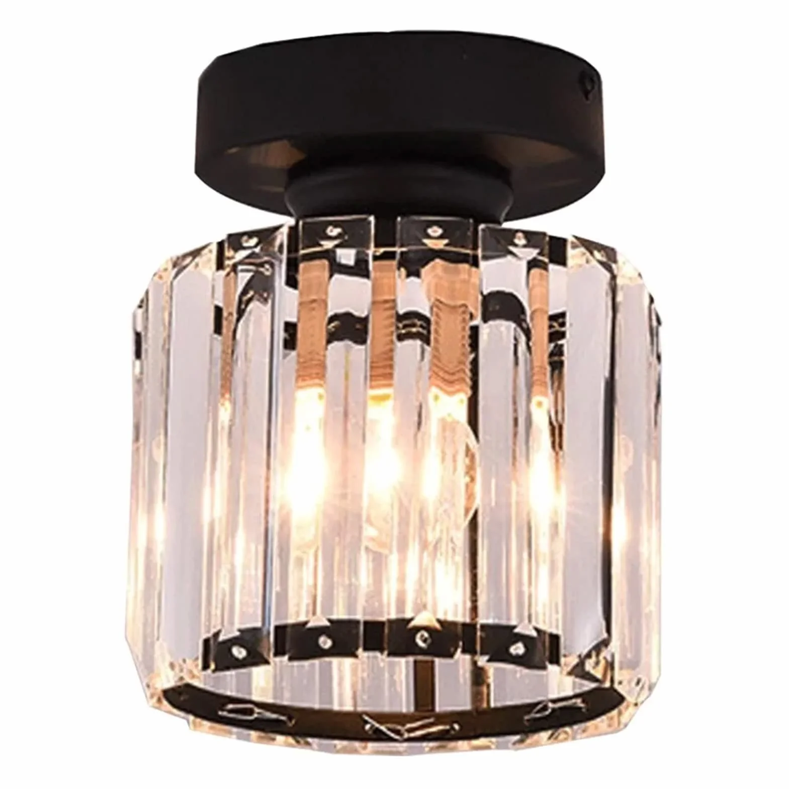 Klosz Lampy Sufitowej, E27 Fine Lighting Osłona Lampy Żyrandole Klosz do Baru Jadalnia Korytarz Salon (AUNMASah4w1mxric-11)