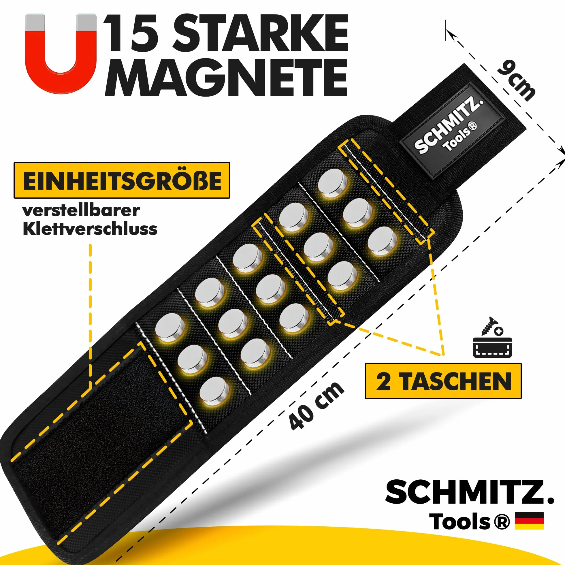 SCHMITZ.Tools Bransoletka magnetyczna Gadżet narzędziowy Kalendarz adwentowy 2024