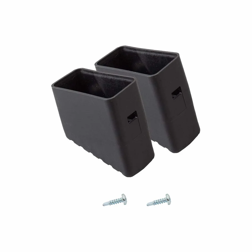 Krause Monto nóżki do włosów czarne 40 mm x 20 mm