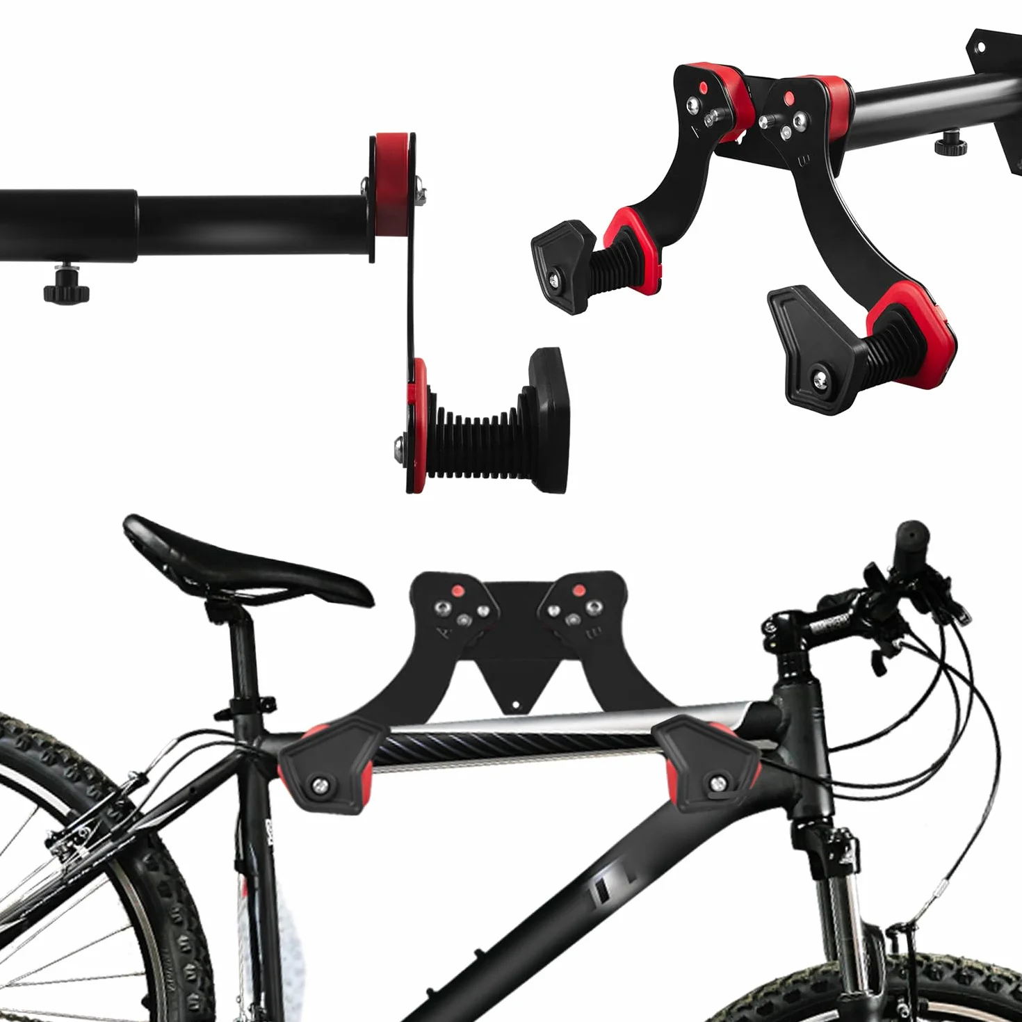 Maclean Stalowy uchwyt ścienny do roweru maksymalne obciążenie 30 kg MC-449