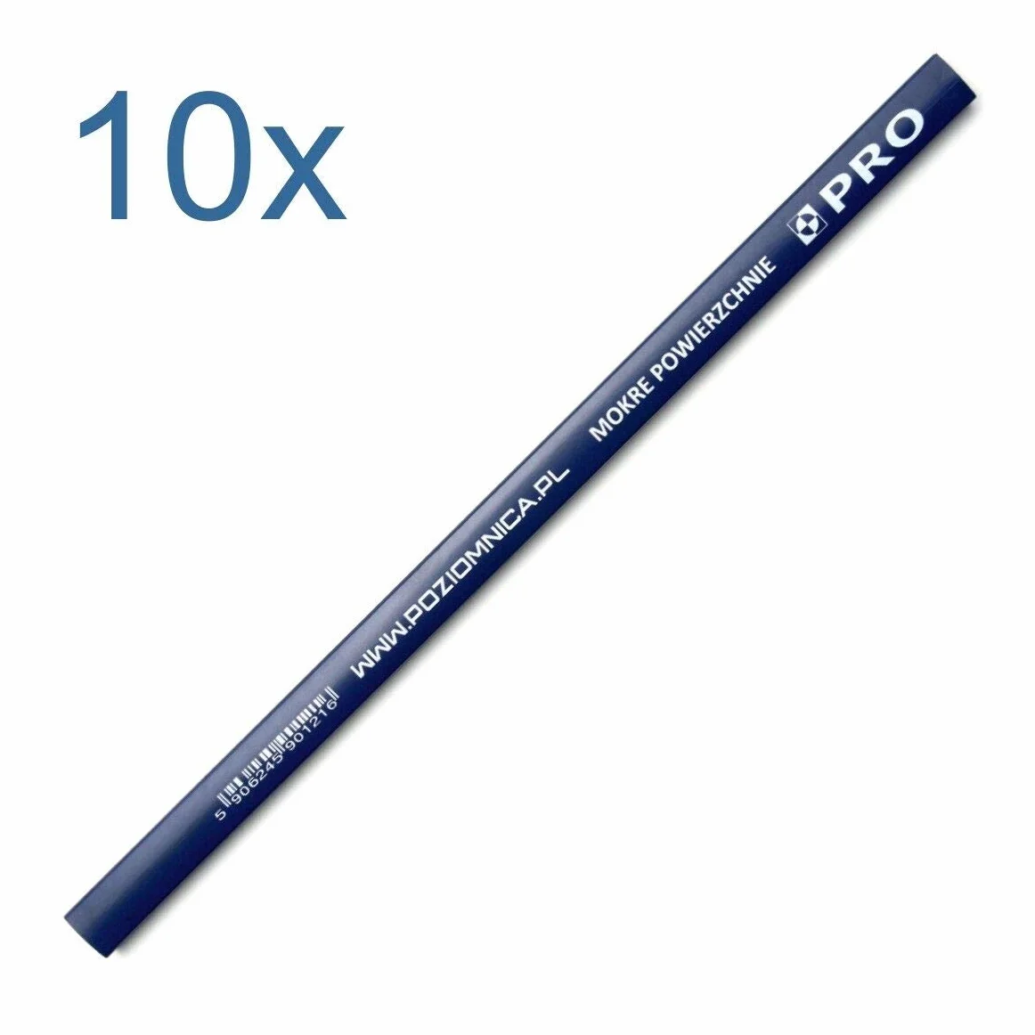 10 sztuk ołówków budowlanych 240 mm drewno szkło kamień metal murarz stolarka (10 x ołówki (wilgotne powierzchnie) Q1