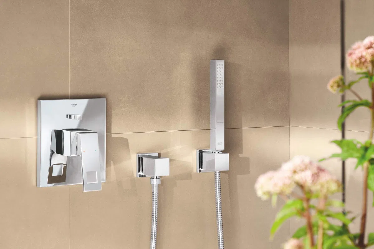 GROHE Eurocube Jednouchwytowa bateria wannowa