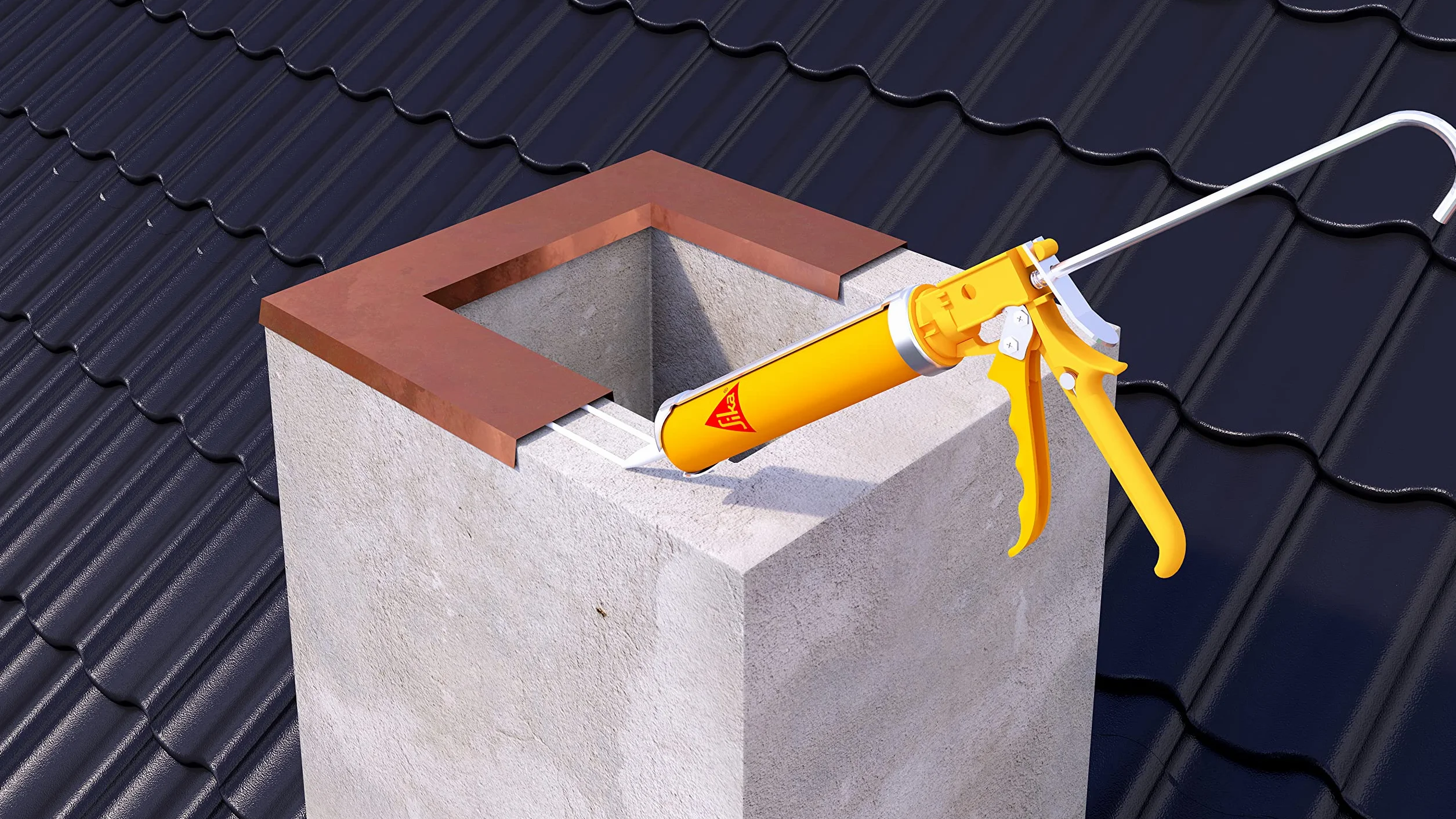 Sika Flex Klej Budowlany Jasnoszary 290 ml