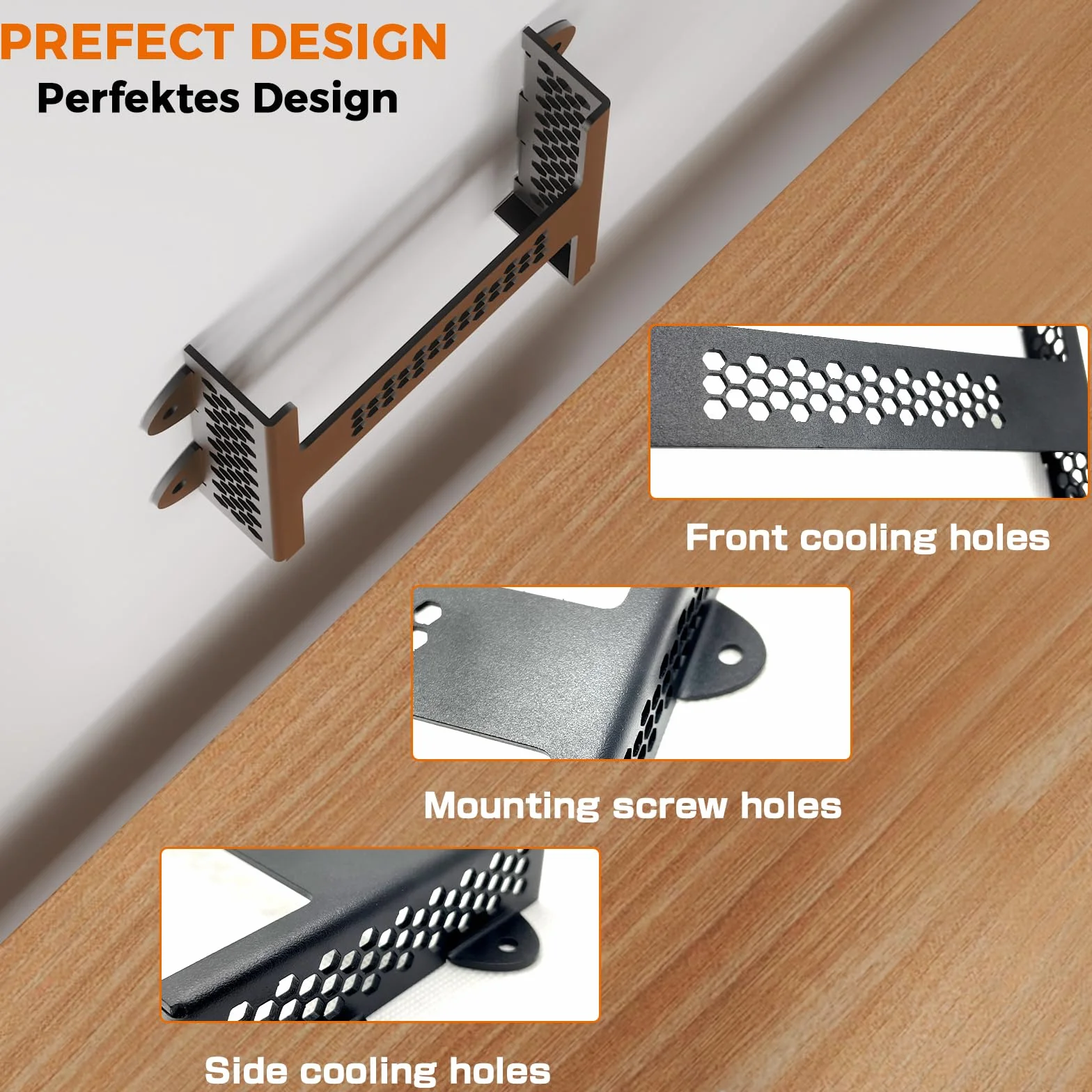 Uchwyt do TP-LINK TL-SG105 5-portowy przełącznik sieciowy metaliczny do ściany