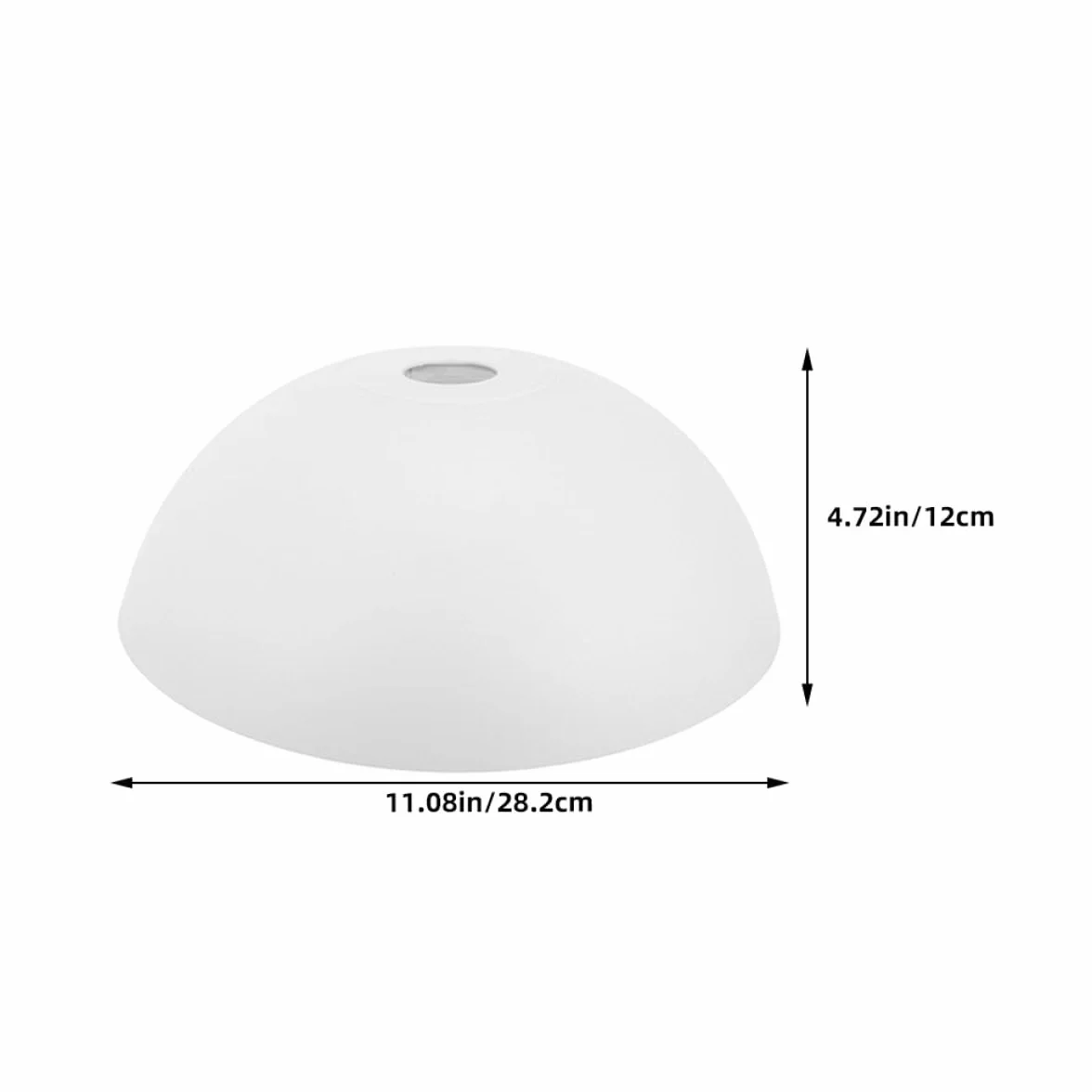 3 Sztuki Częściowy Plastikowych Kloszy Kształcie Grzyba Osłony Żarówek Wentylatorów Sufitowych Klosze Do Lamp Podłogowych Kinkietów i Żyrandoli Łatwe Montażu i Czyszczeniu Do