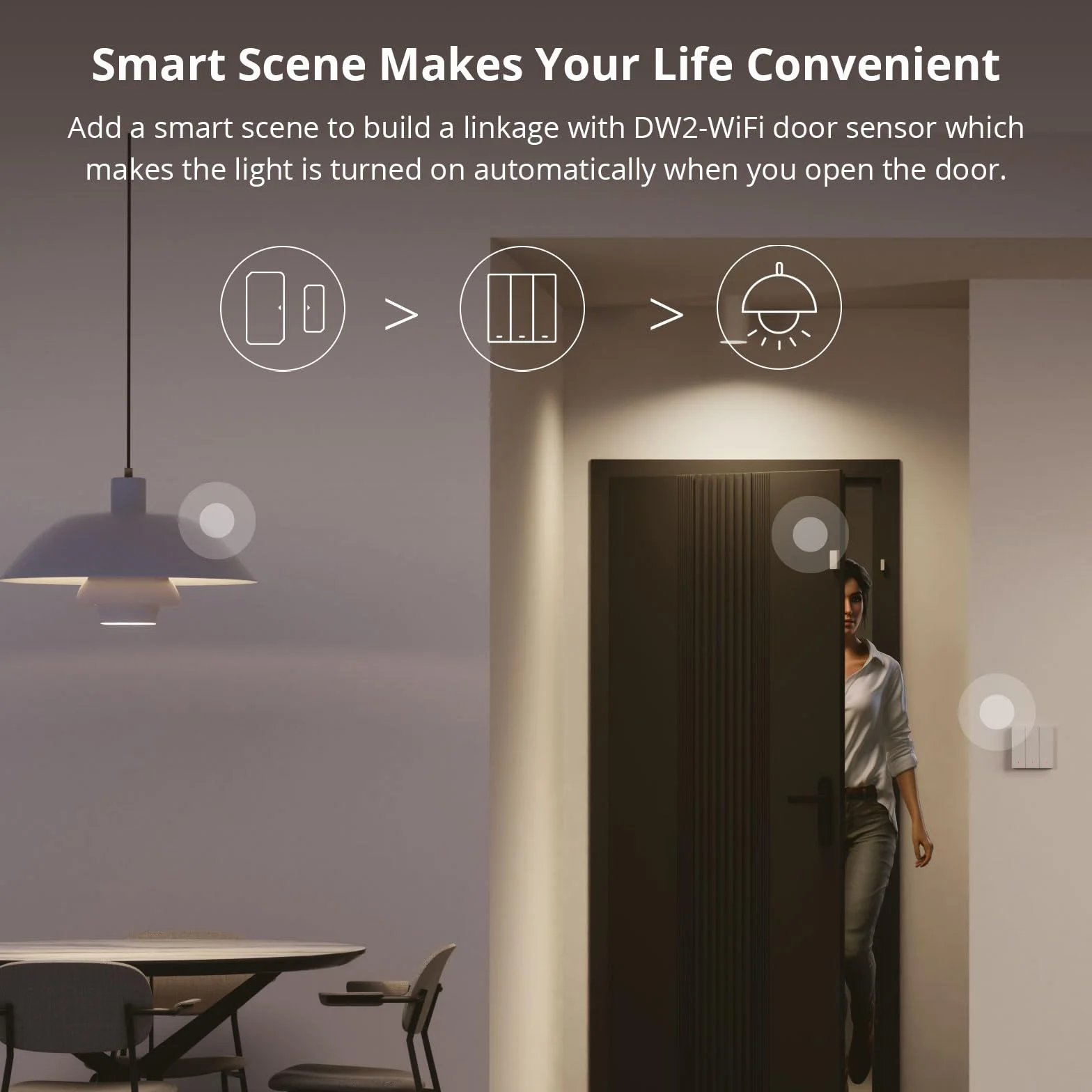 SONOFF Inteligentny przełącznik ścienny WiFi, M5 Matter 2 Gang Type 86 z synchronizacją, sterowaniem głosowym, kompatybilny z Matter i Alexa oraz Google Home (wymagany przewód neutralny)