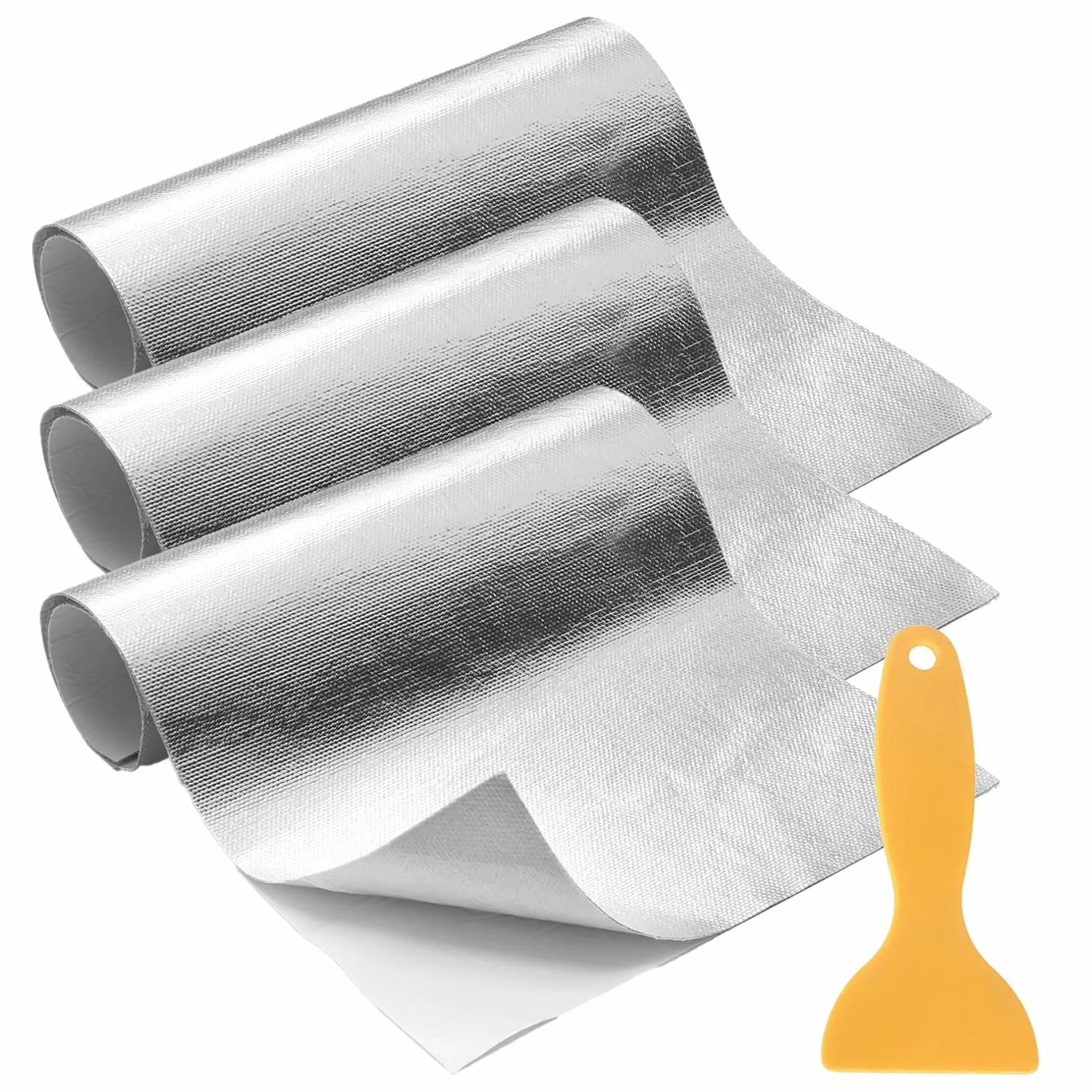 3 Izolacja termiczna Naklejka izolacyjna z włókna szklanego Koc izolacyjny z samoprzylepnym aluminiowym podkładem 30 x 100 cm