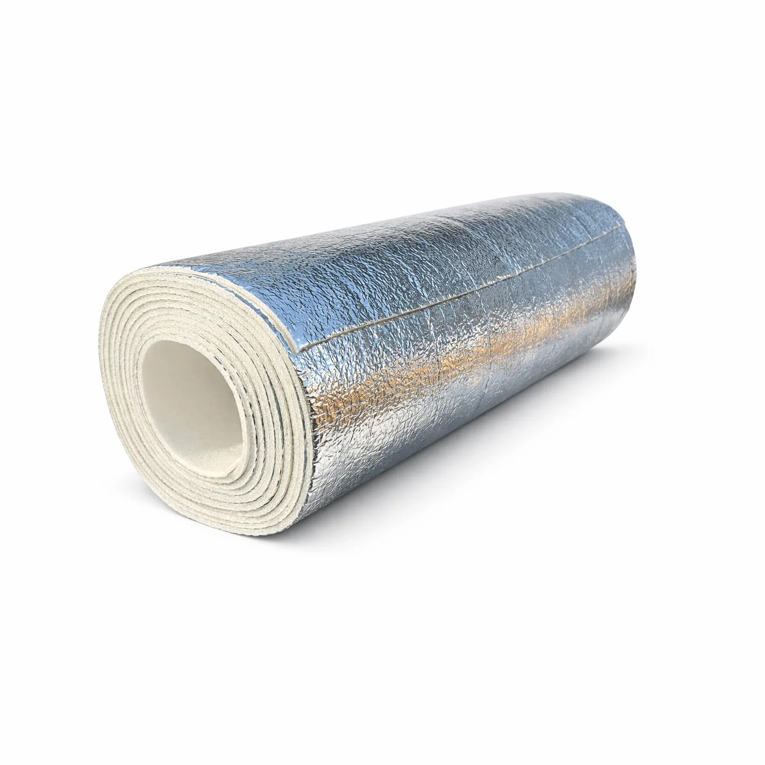 Ekran zagrzejnikowy 5 m x 50 cm, grubość 3 mm, folia izolacyjna, aluminiowa, mata izolacyjna odbijająca ciepło | do ścian, dachów, podłóg, sufitów