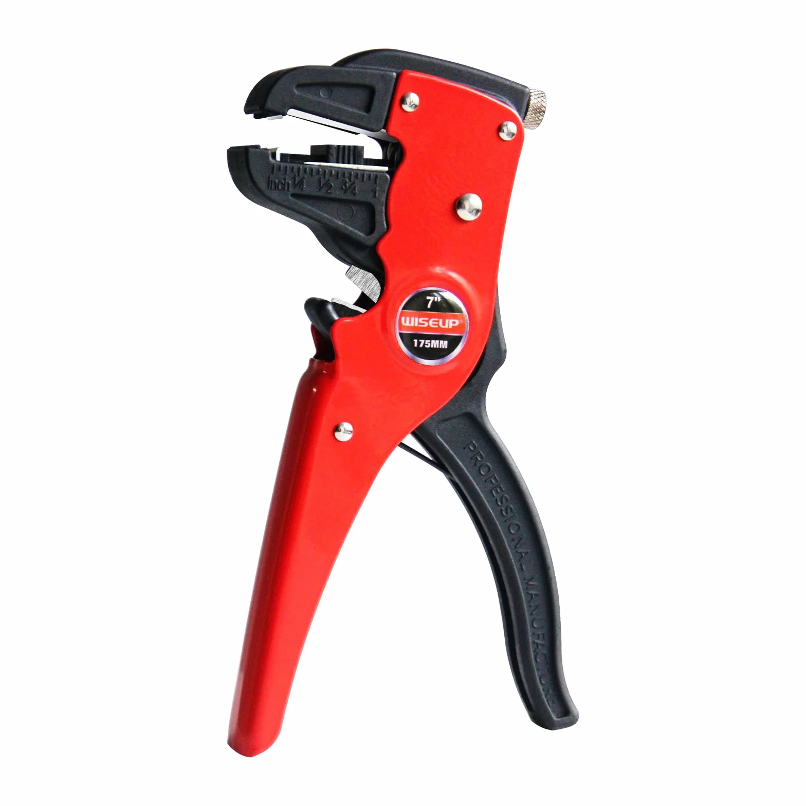 WISEUP Automatyczne narzędzie do szybkiego ściągania izolacji i obcinacze do drutu i kabli elektrycznych, szczypce orła (18 cm)