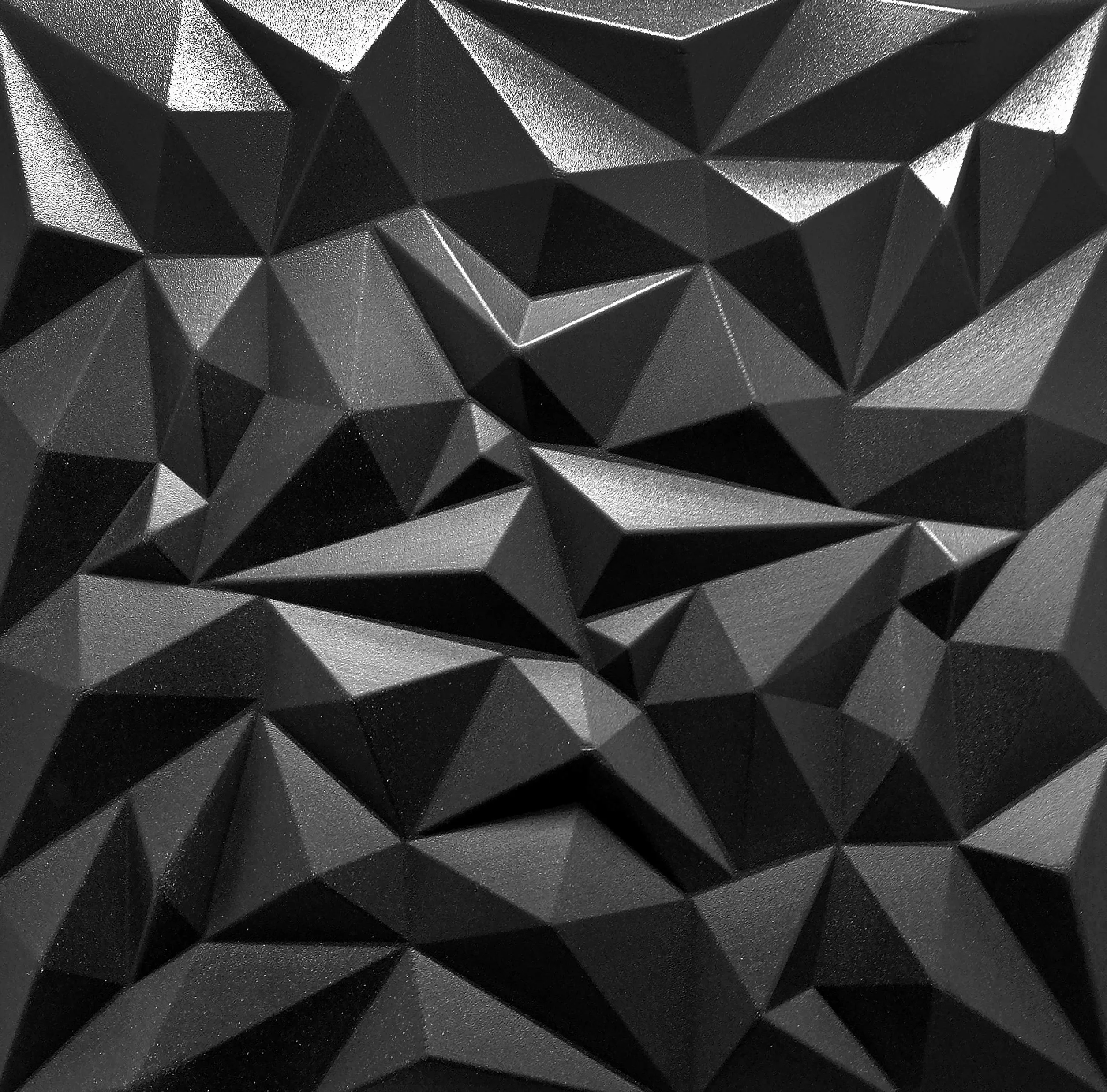 KASETON SUFITOWY PANEL ŚCIENNY 3D XPS AMETYST CZARNY 1m2