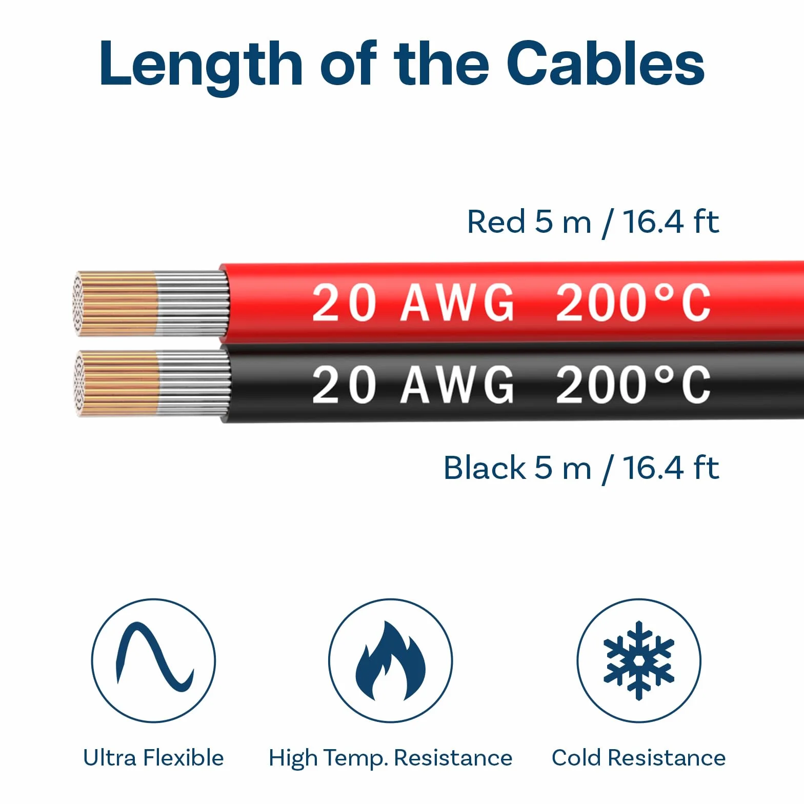MMOBIEL 20 AWG Elektryczny Przewód Równoległy – 20 Gauge 5m / 16.4ft - Cyna Kabel Miedziany - 2 Żyłowy do Przewodów Samochodowych - Taśmy LED, Przewody Audio/Głośnikowe, Lampy